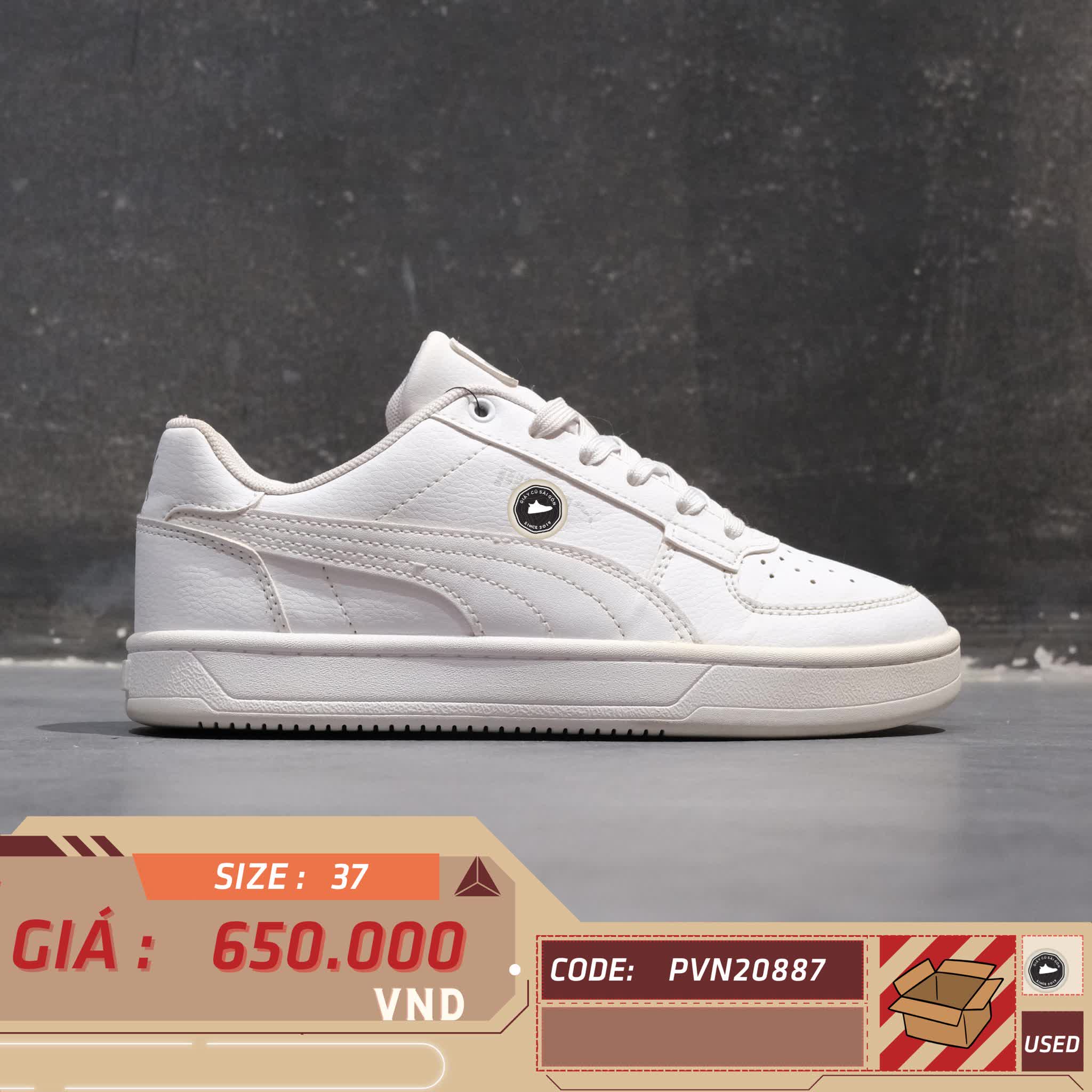 PUMA Caven 2.0 392290 02 SIZE 37 GIÀY 2HAND CHÍNH HÃNG PVN20887