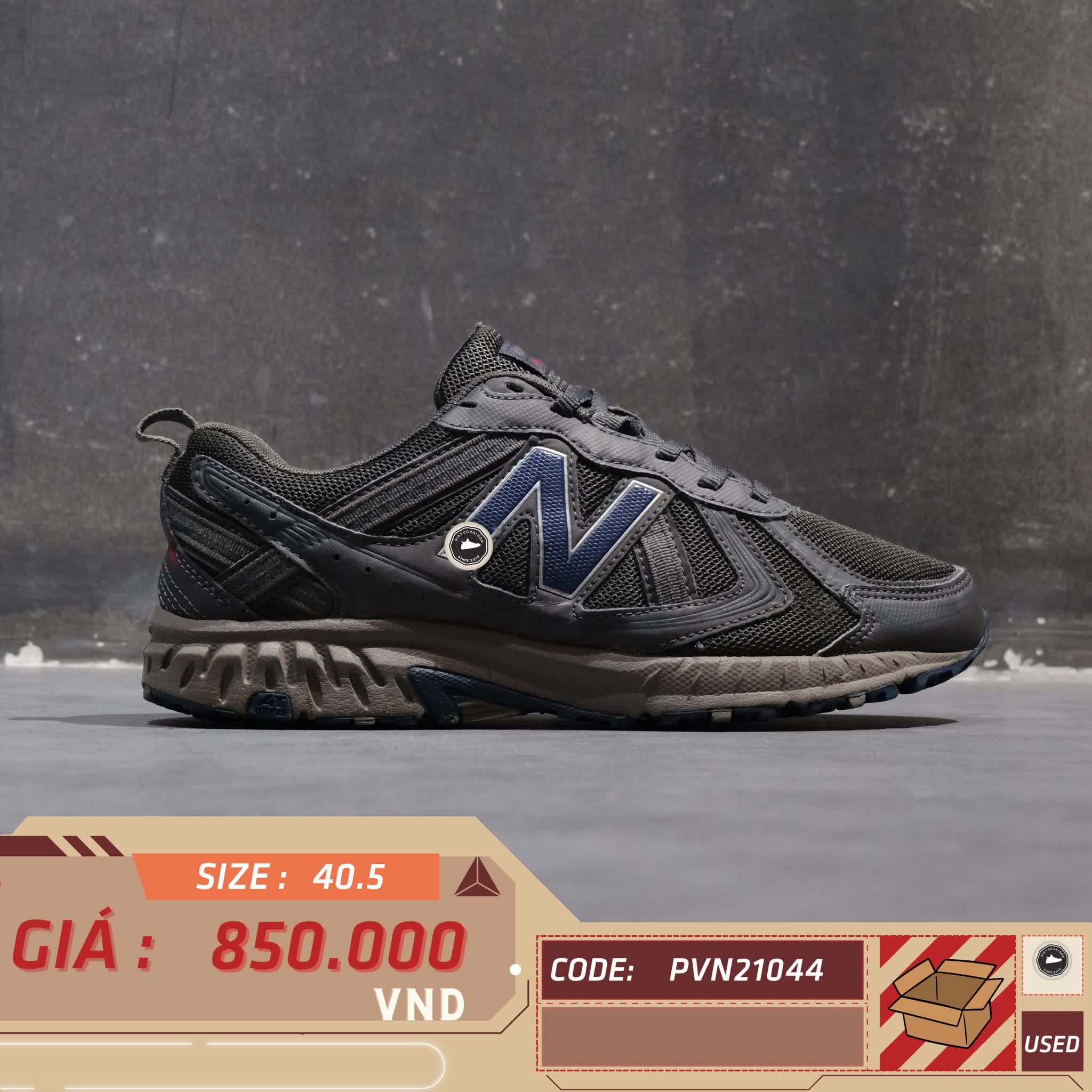 NEW BALANCE 410 V5 'BLACK BLUE' MT410KD5 SIZE 40.5 GIÀY 2HAND CHÍNH HÃNG  PVN21044