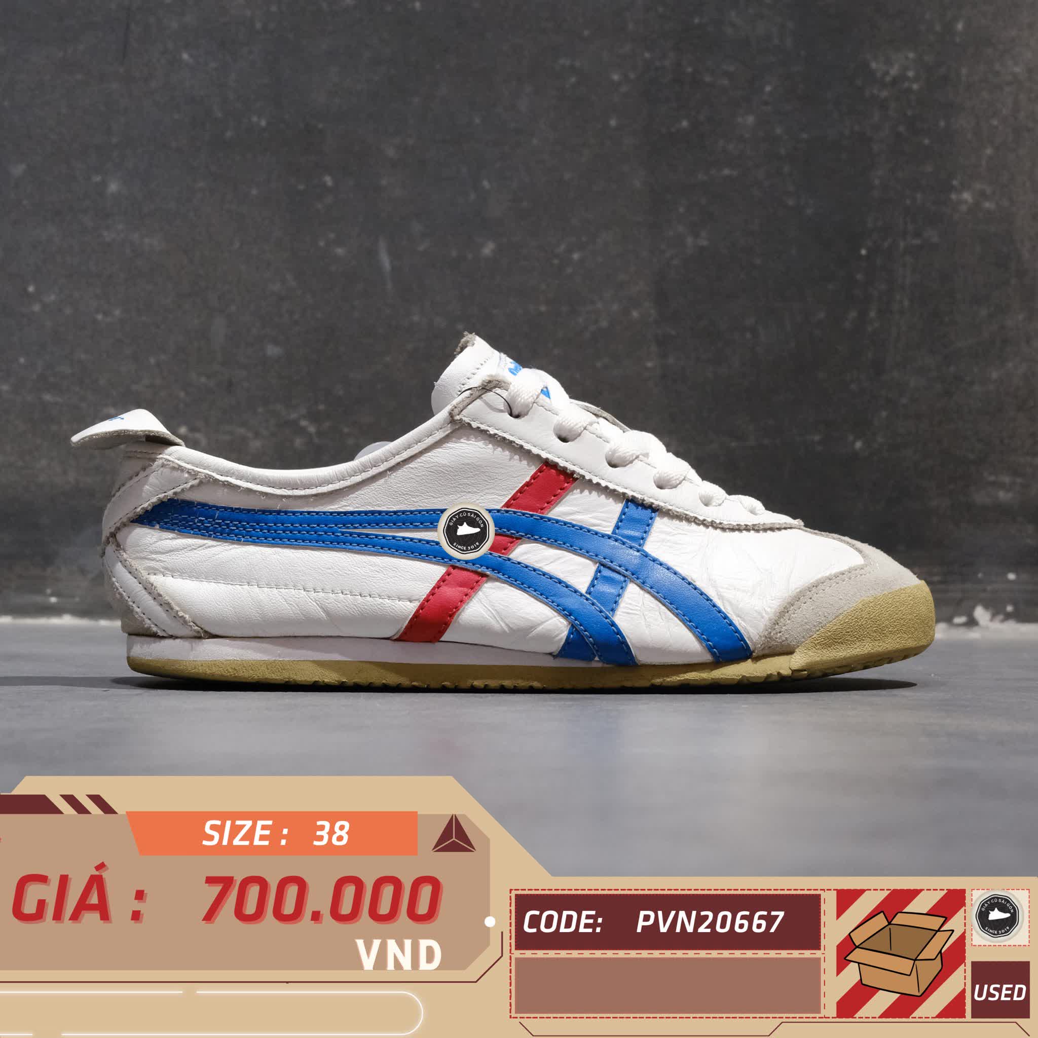 Onitsuka Tiger Mexico 66 'Birch India Ink Latte' DL408-1659 SIZE 38 GIÀY 2HAND CHÍNH HÃNG PVN20667