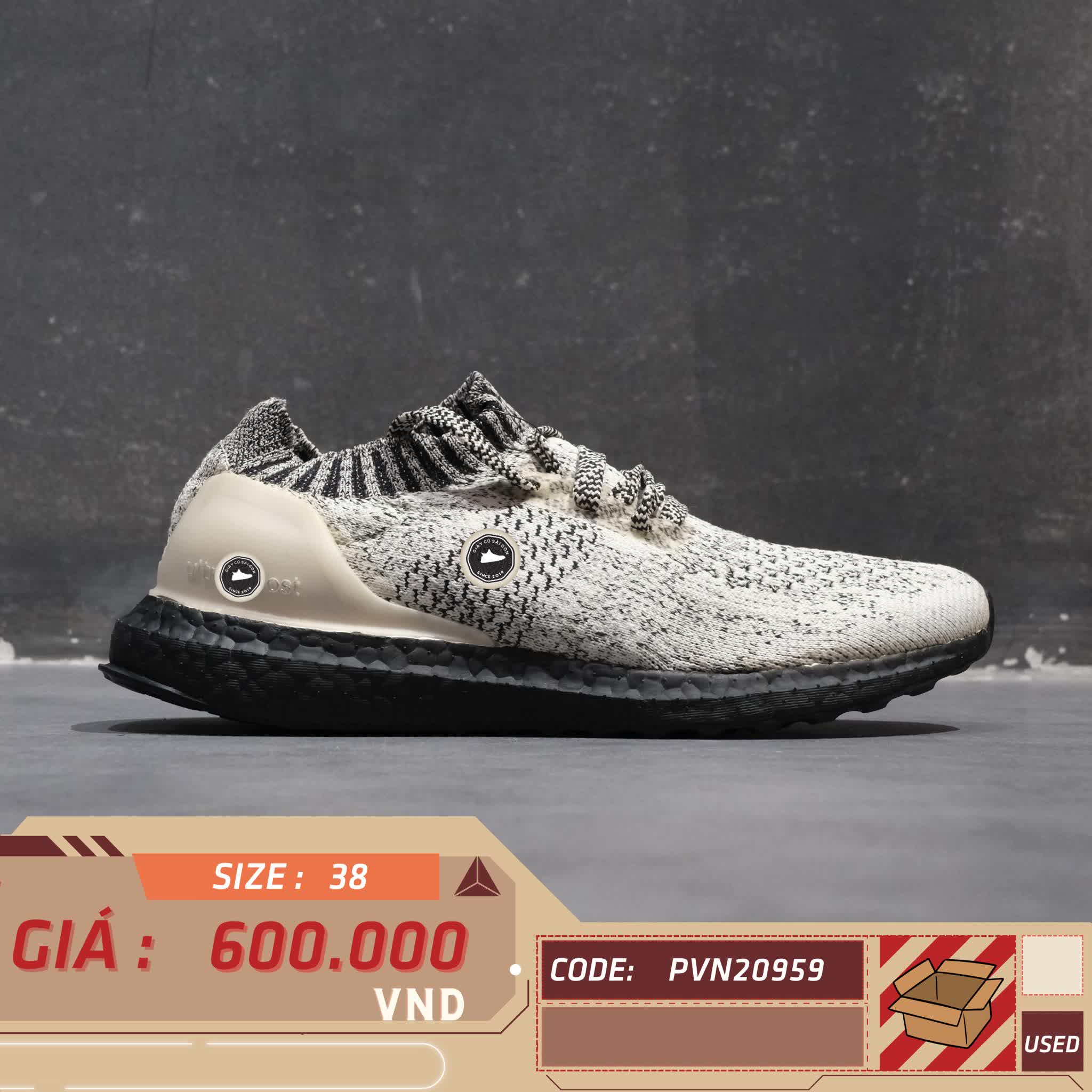 Adidas UltraBoost Uncaged 'Orchid Tint' DA9597 SIZE 38 GIÀY 2HAND CHÍNH HÃNG PVN20959