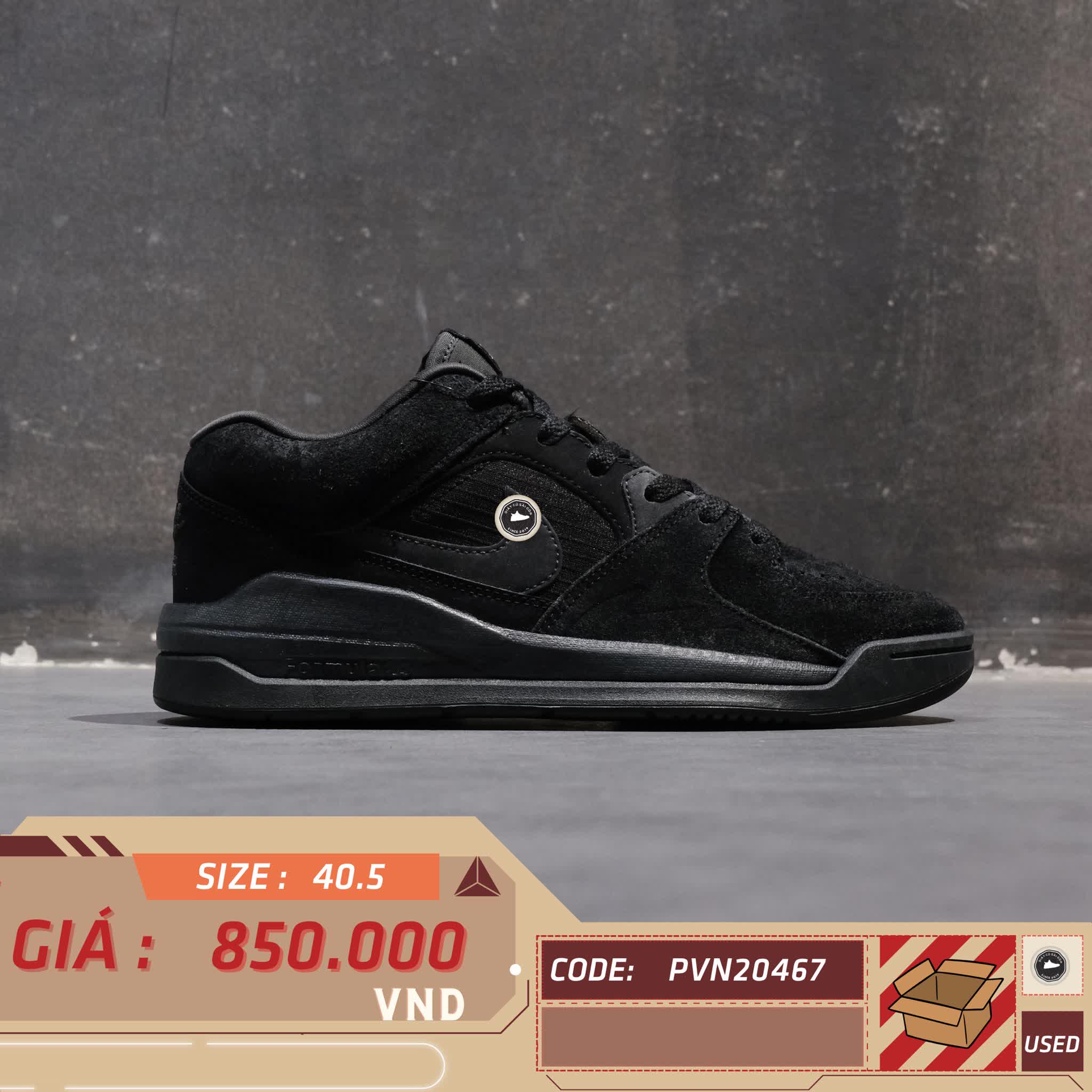 NIKE AIR JORDAN STADIUM 90 'BLACK' DX4397 001 SIZE 40.5 GIÀY 2HAND CHÍNH HÃNG PVN20467