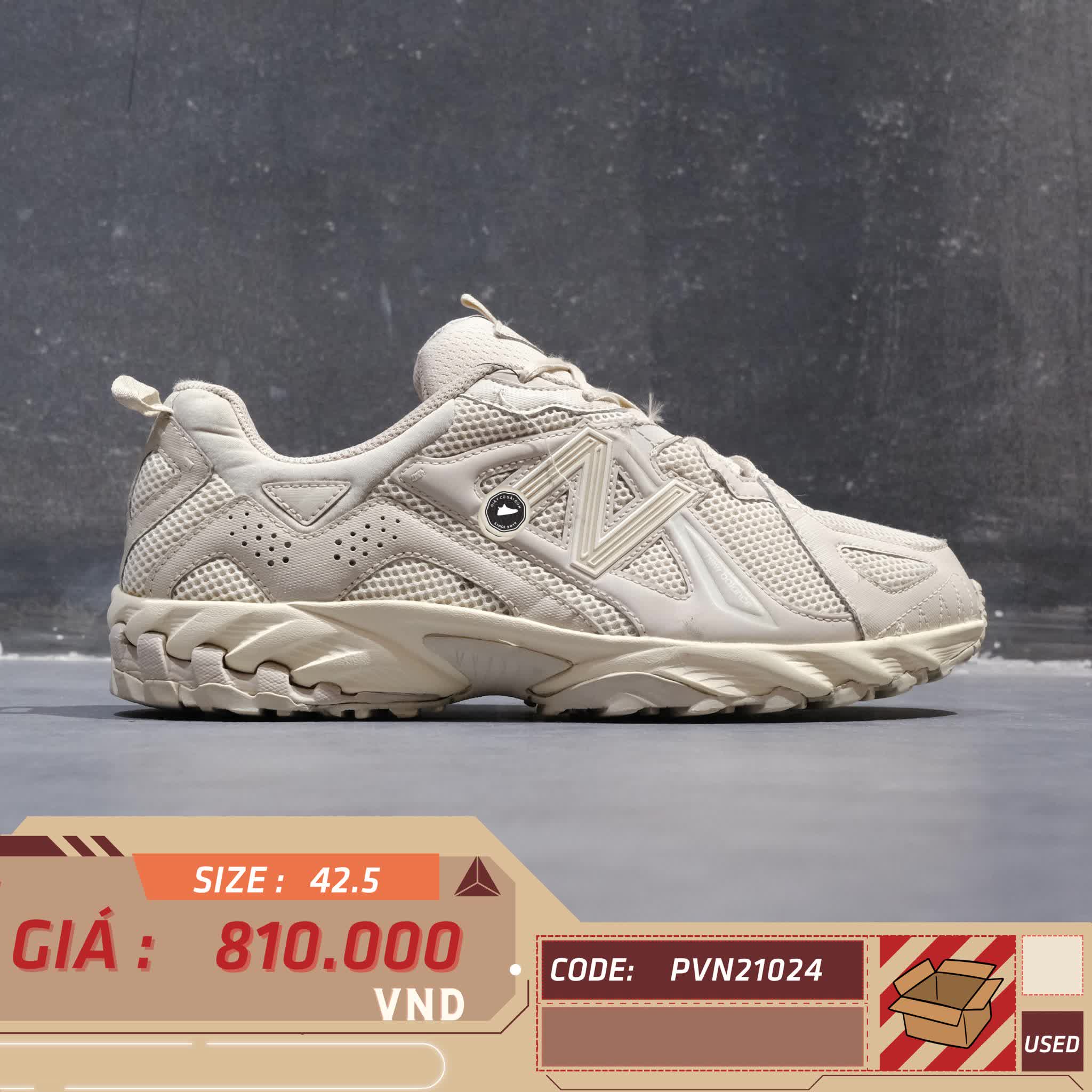 New Balance 610 'Timberwolf Moonbeam' ML610TBC SIZE 42.5 GIÀY 2HAND CHÍNH HÃNG PVN21024