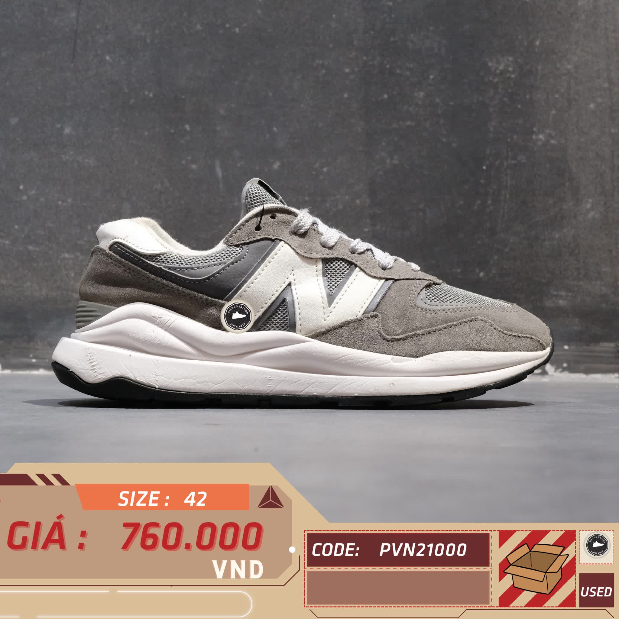 New Balance 57/40 'Castlerock' M5740VPB SIZE 42 GIÀY 2HAND CHÍNH HÃNG PVN21000
