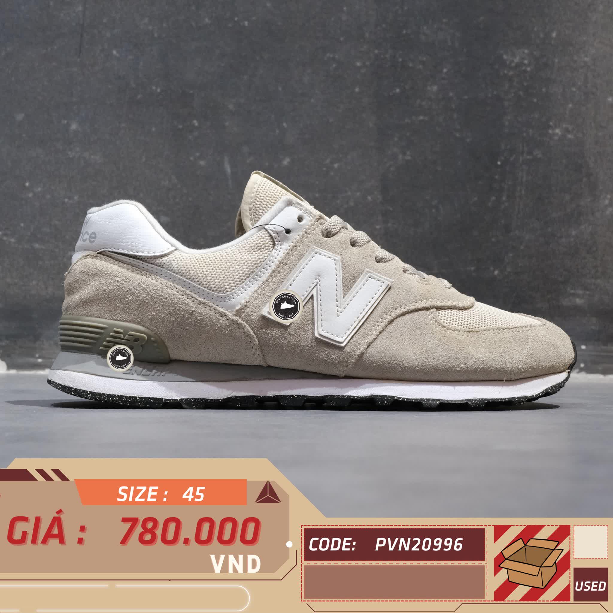 New Balance 574 Core Nimbus Cloud ML574EVW SIZE 45 GIÀY 2HAND CHÍNH HÃNG PVN20996