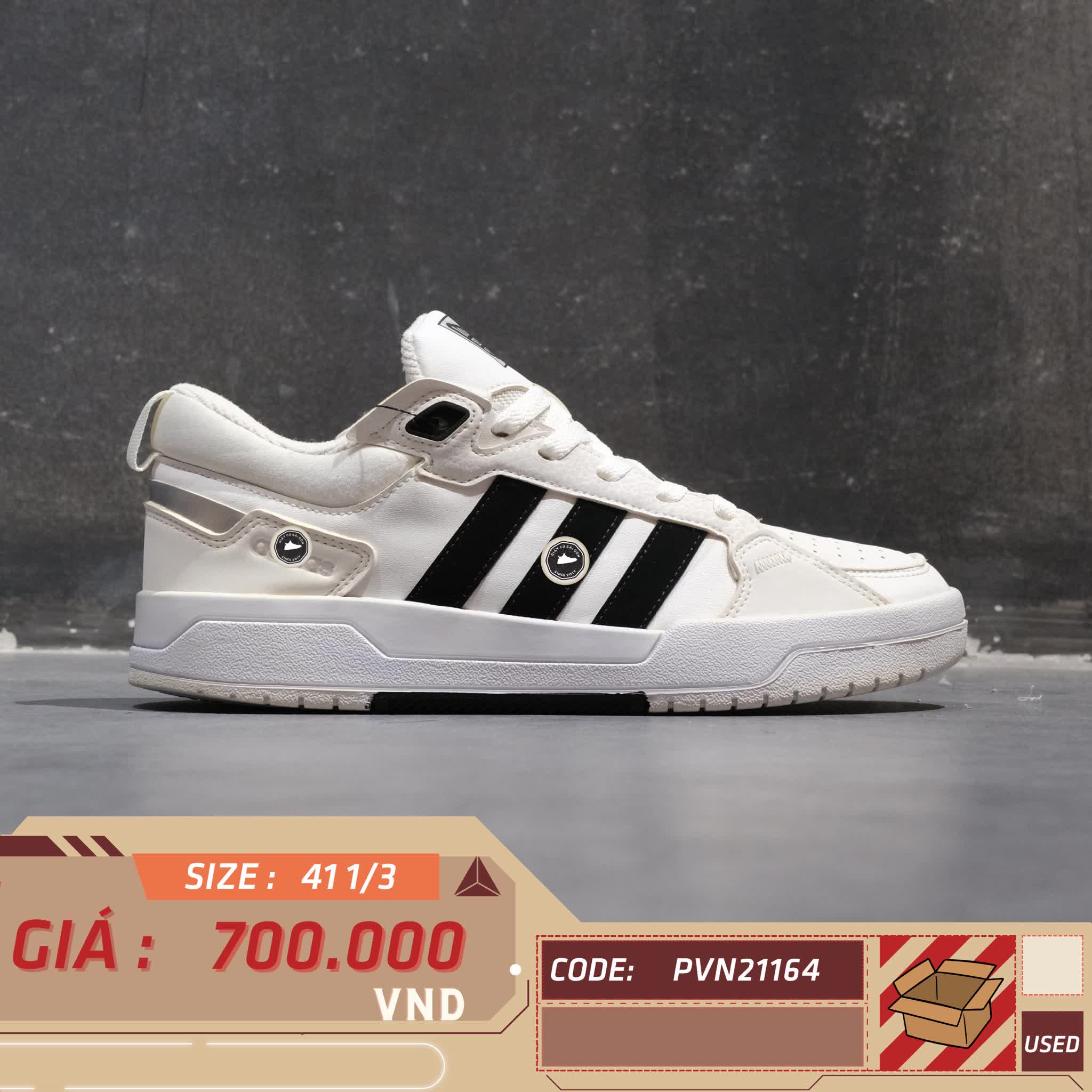 ADIDAS 100DB 'WHITE BLACK' GY7007 SIZE 41 1/3 GIÀY 2HAND CHÍNH HÃNG PVN21164