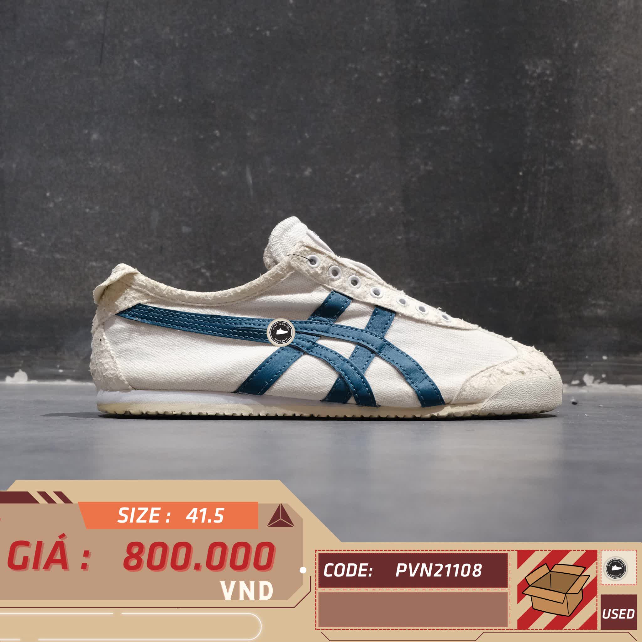 Onitsuka Tiger MEXICO 66 SLIP-ON 1183A360 SIZE 41.5 GIÀY 2HAND CHÍNH HÃNG PVN21108