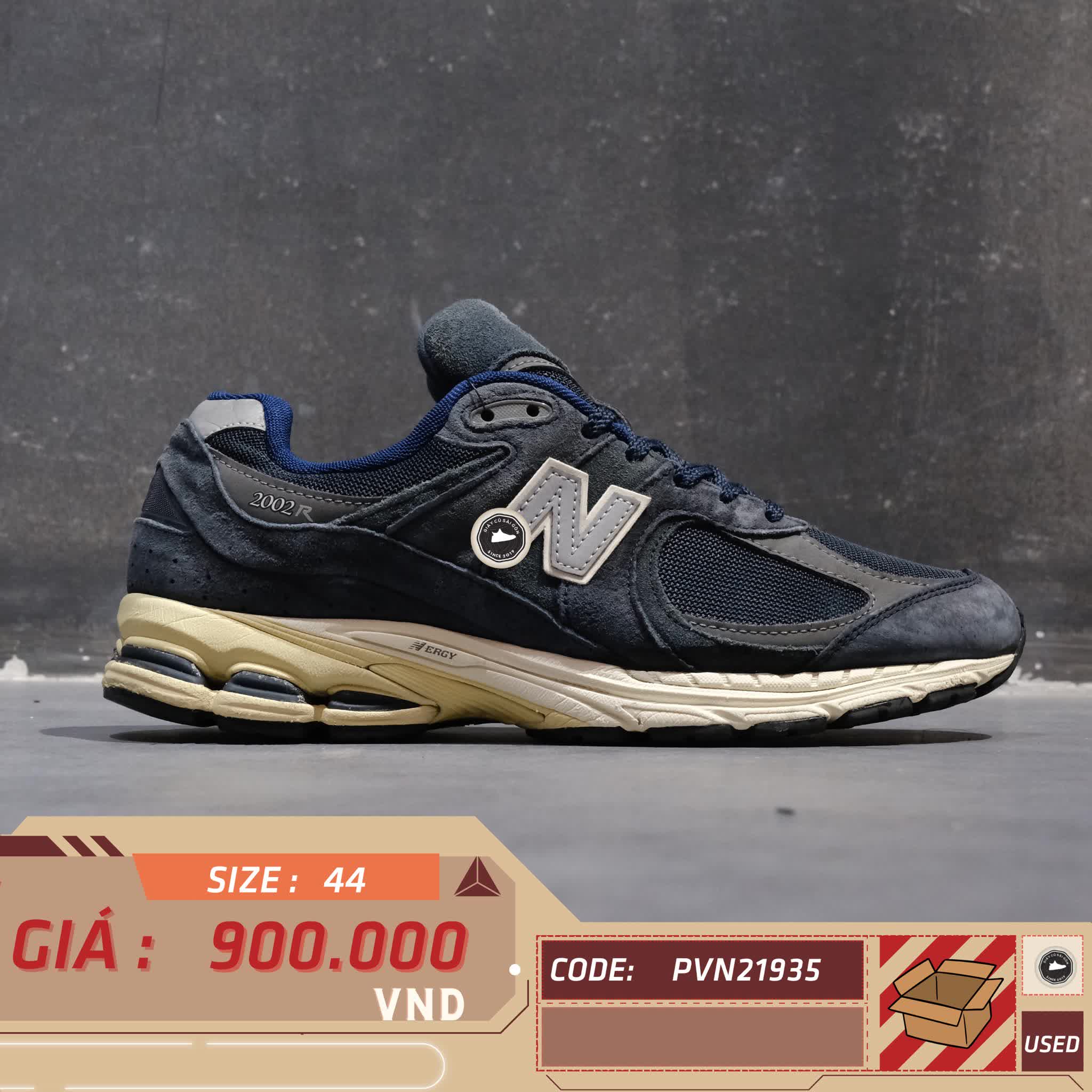 New Balance 2002R Eclipse Castlerock M2002RCA SIZE 44 GIÀY 2HAND CHÍNH HÃNG PVN21935