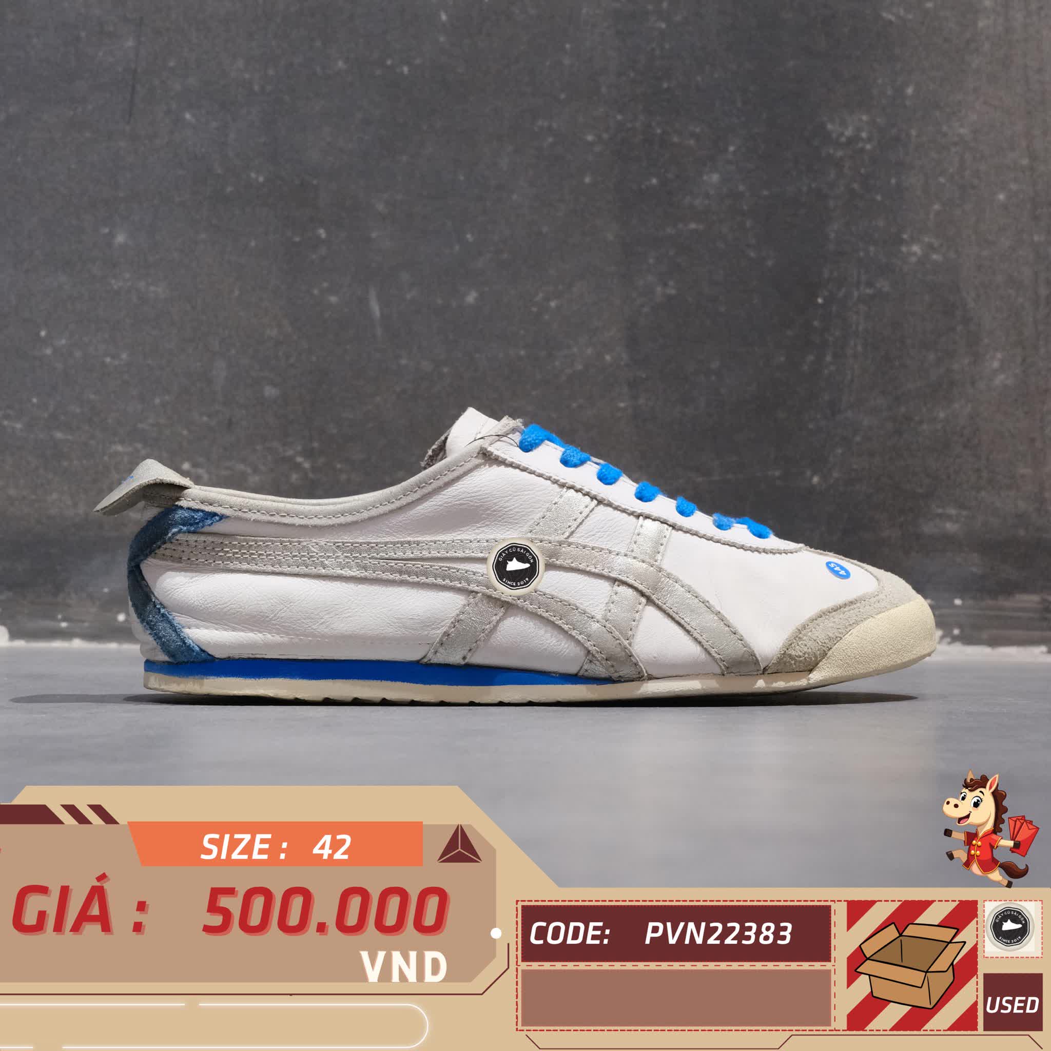 GIÀY THỂ THAO 2HAND 183A788 SIZE 42 GIÀY 2HAND CHÍNH HÃNG PVN22383