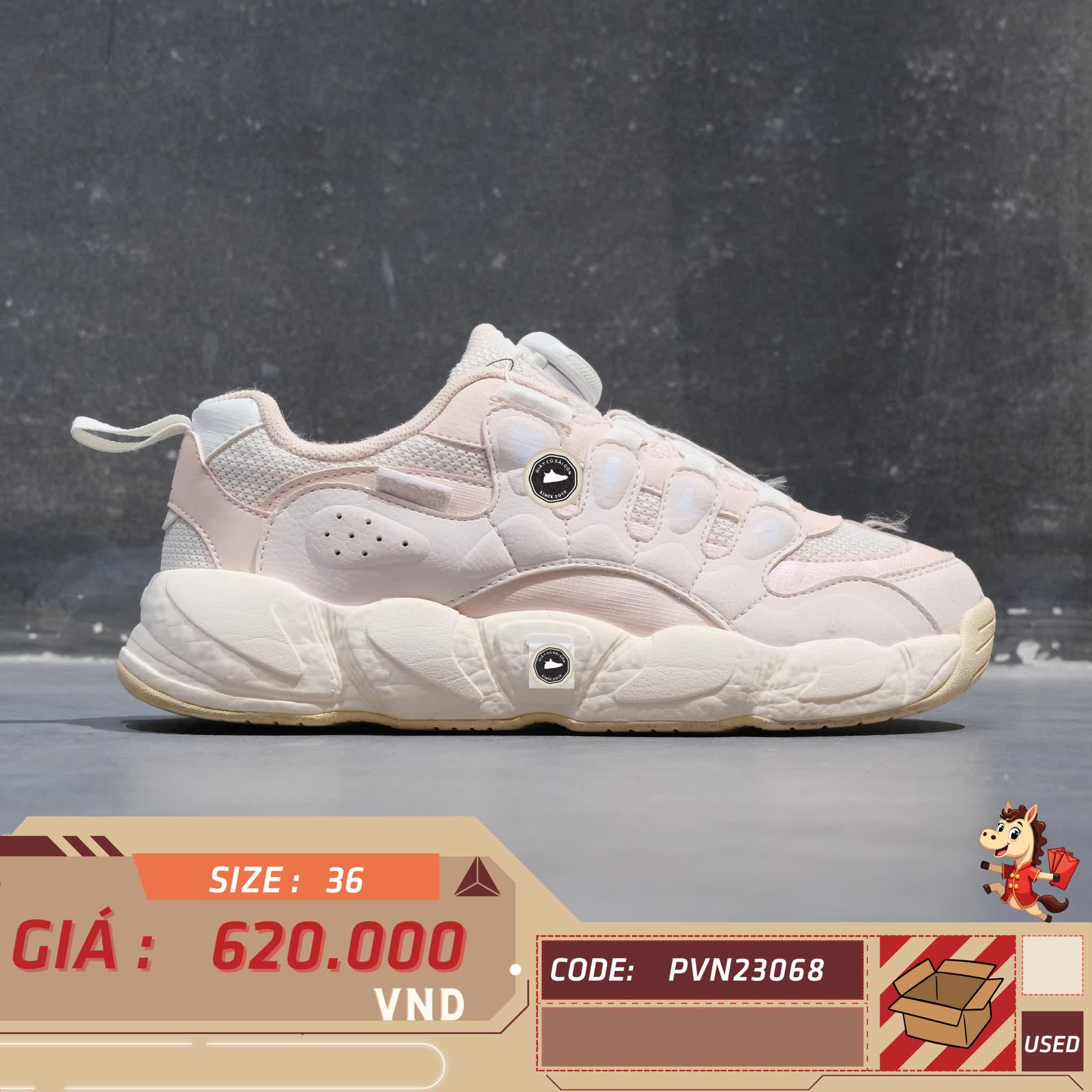 🔥 FILA BASKETBALL SNEAKERS – SIZE 36 1/2 – PVN23068 – CHÍNH HÃNG