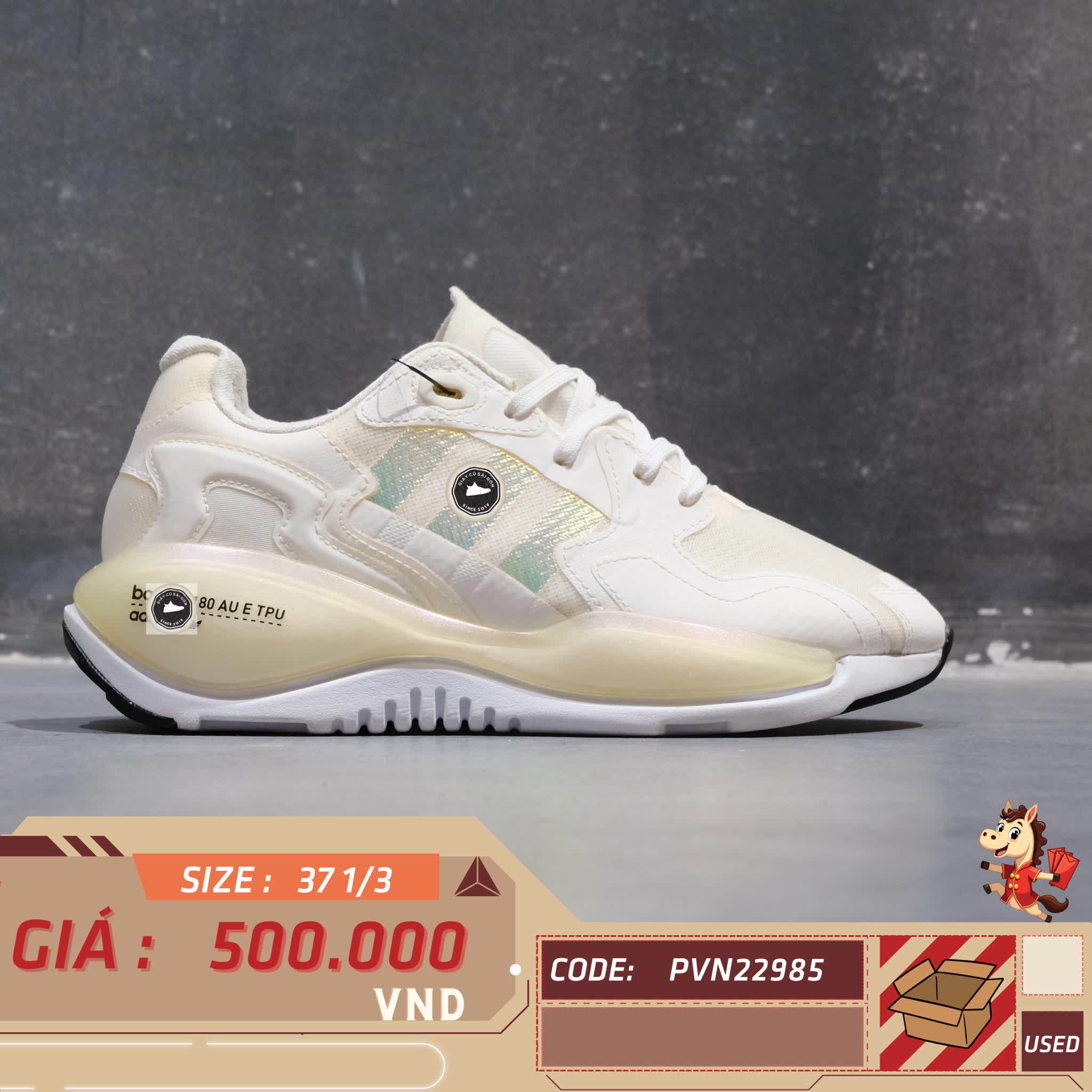 🔥 Giày Adidas Wmns ZX Alkyne 'White Iridescent' FY3026 – SIZE 37 1/3 – PVN22985 – CHÍNH HÃNG