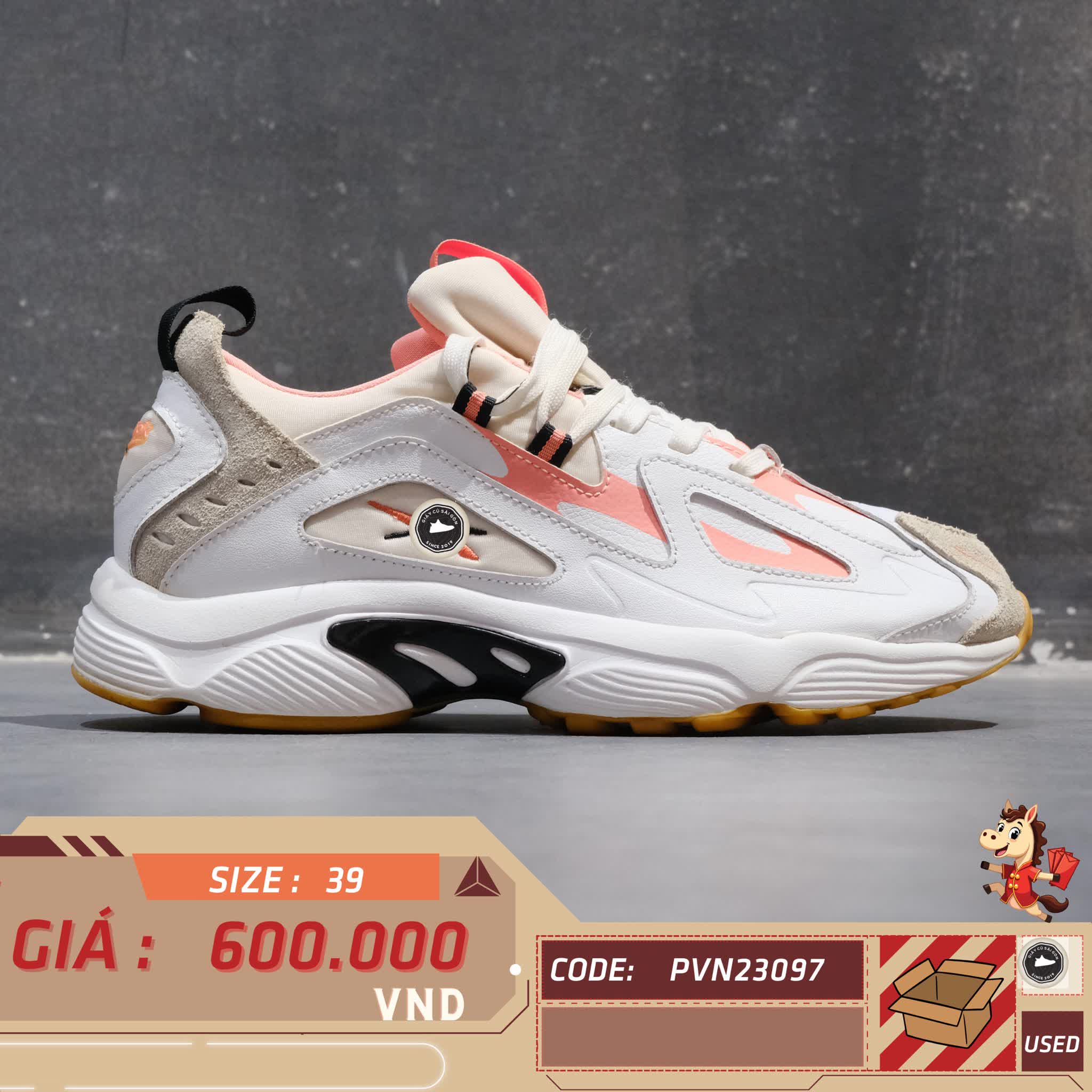 🔥 Giày Reebok DMX Series 1200 LT 'White' DV9221 – SIZE 39 – PVN23097 – CHÍNH HÃNG