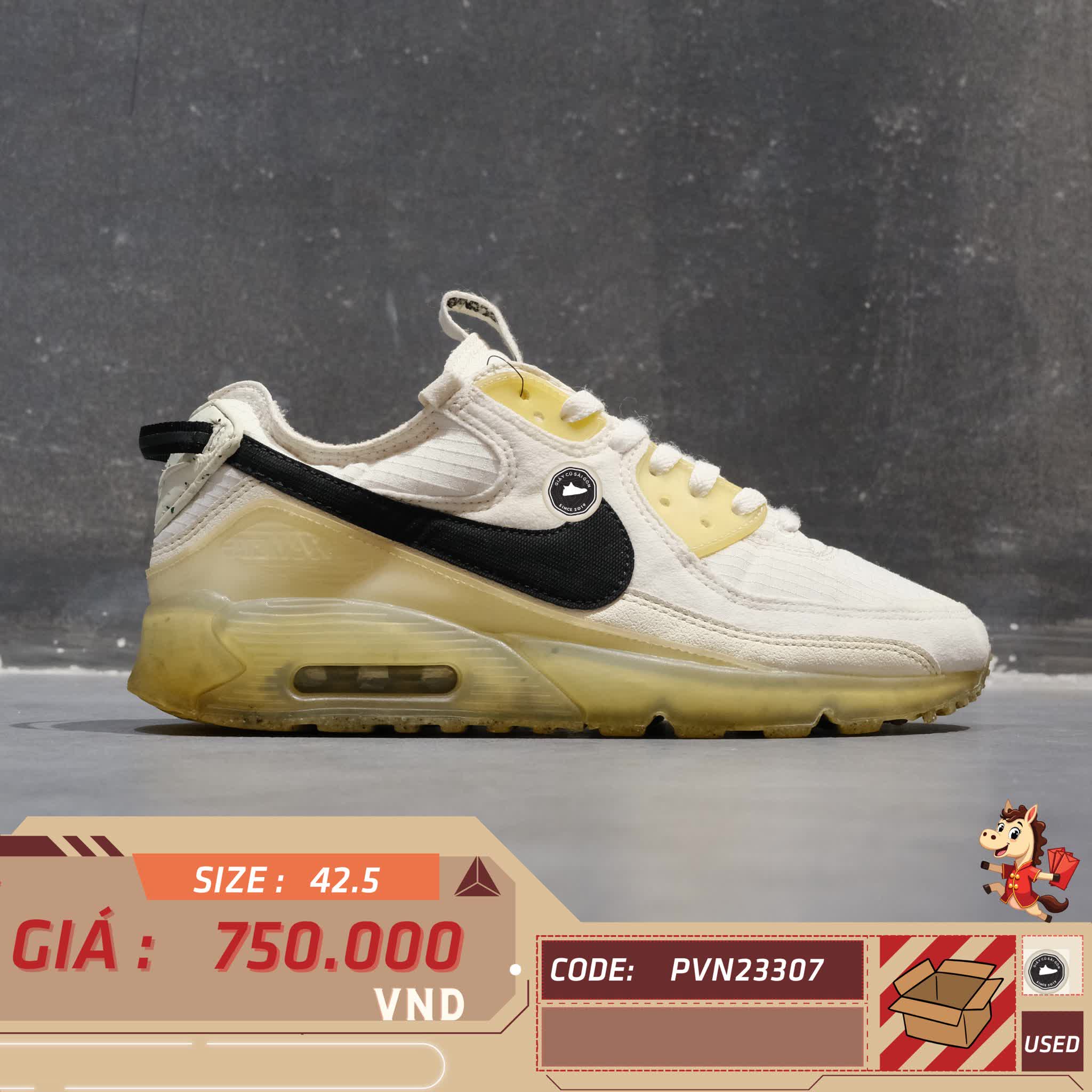 🔥 Giày Nike Air Max 90 Terrascape 90 'Sail Sea Glass' – SIZE 42 .5 – PVN23307 – CHÍNH HÃNG