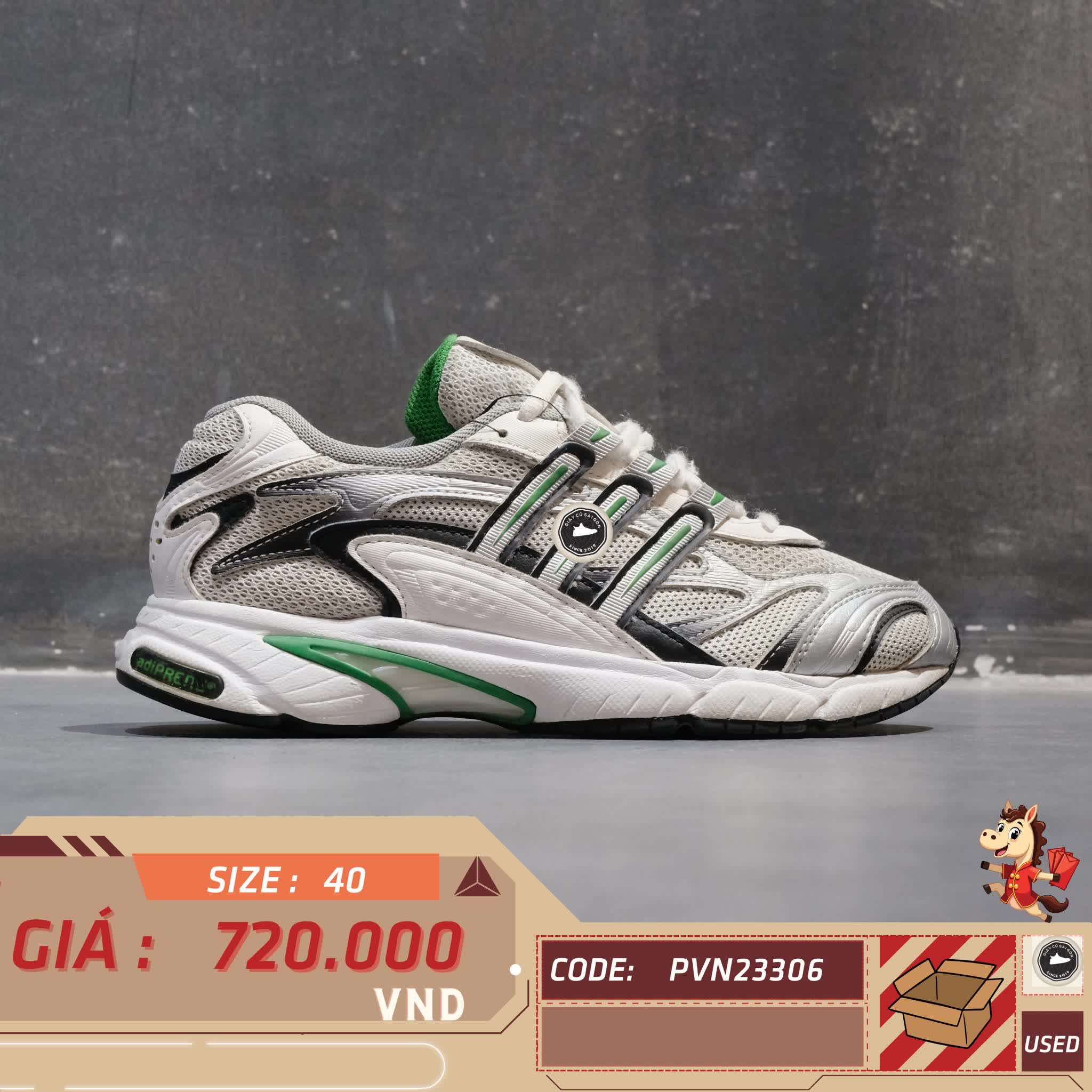 🔥 **Adidas Temper Run 2 – SIZE 40 – PVN23306 – CHÍNH HÃNG