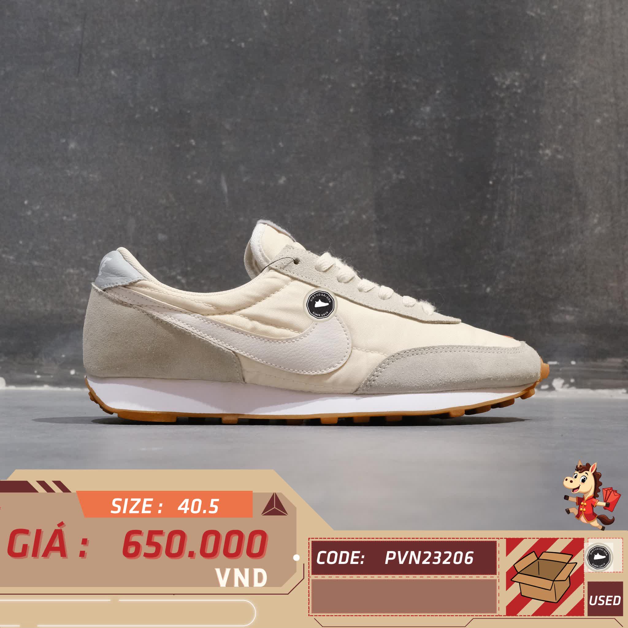 🔥 Giày Nike Daybreak ‘Pale Ivory Light Smoke Grey’ CK2351-101 – SIZE 40.5 – PVN23206 – CHÍNH HÃNG