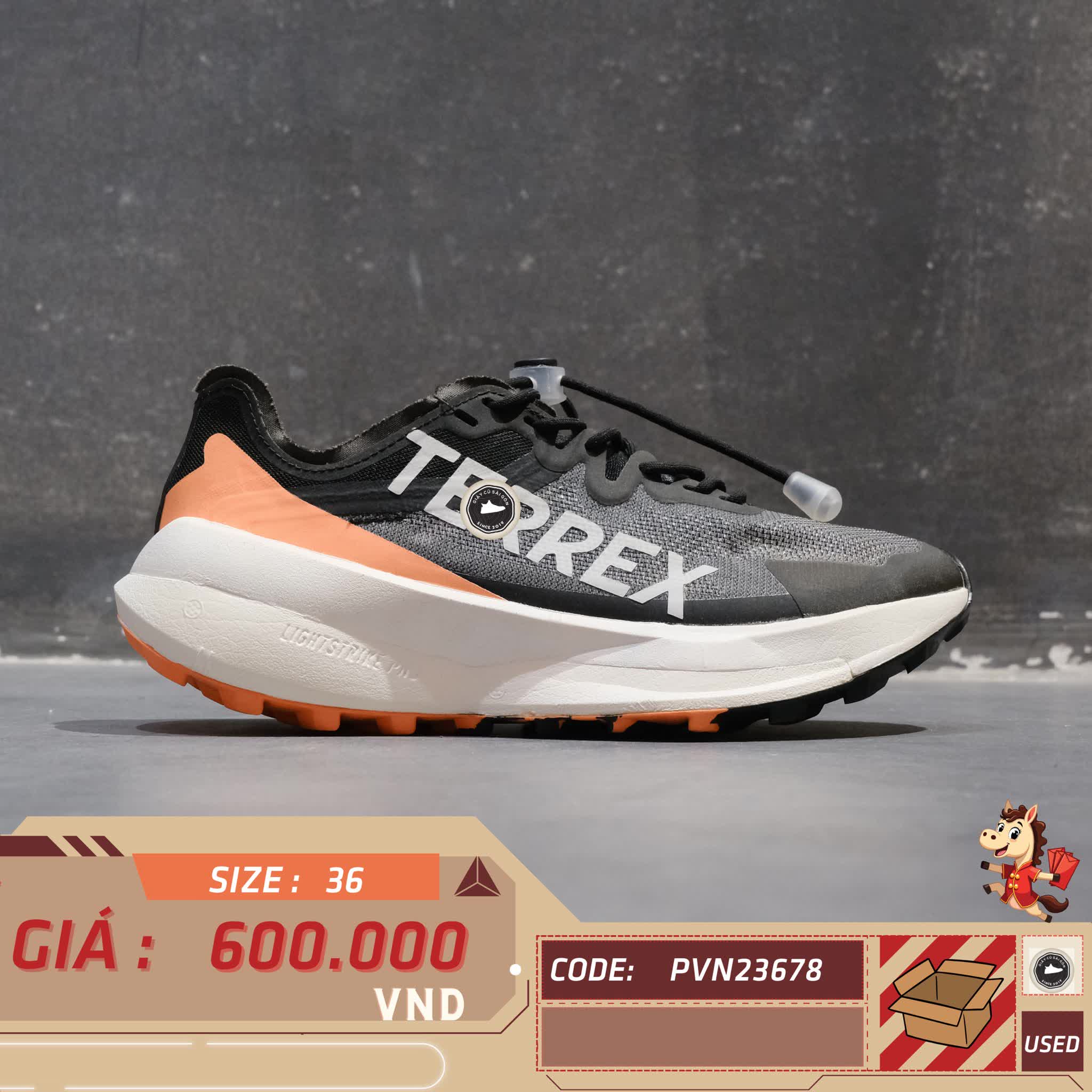 🔥 ADIDAS TERREX AGRAVIC SPEED W – SIZE 36 – PVN23858 – CHÍNH HÃNG