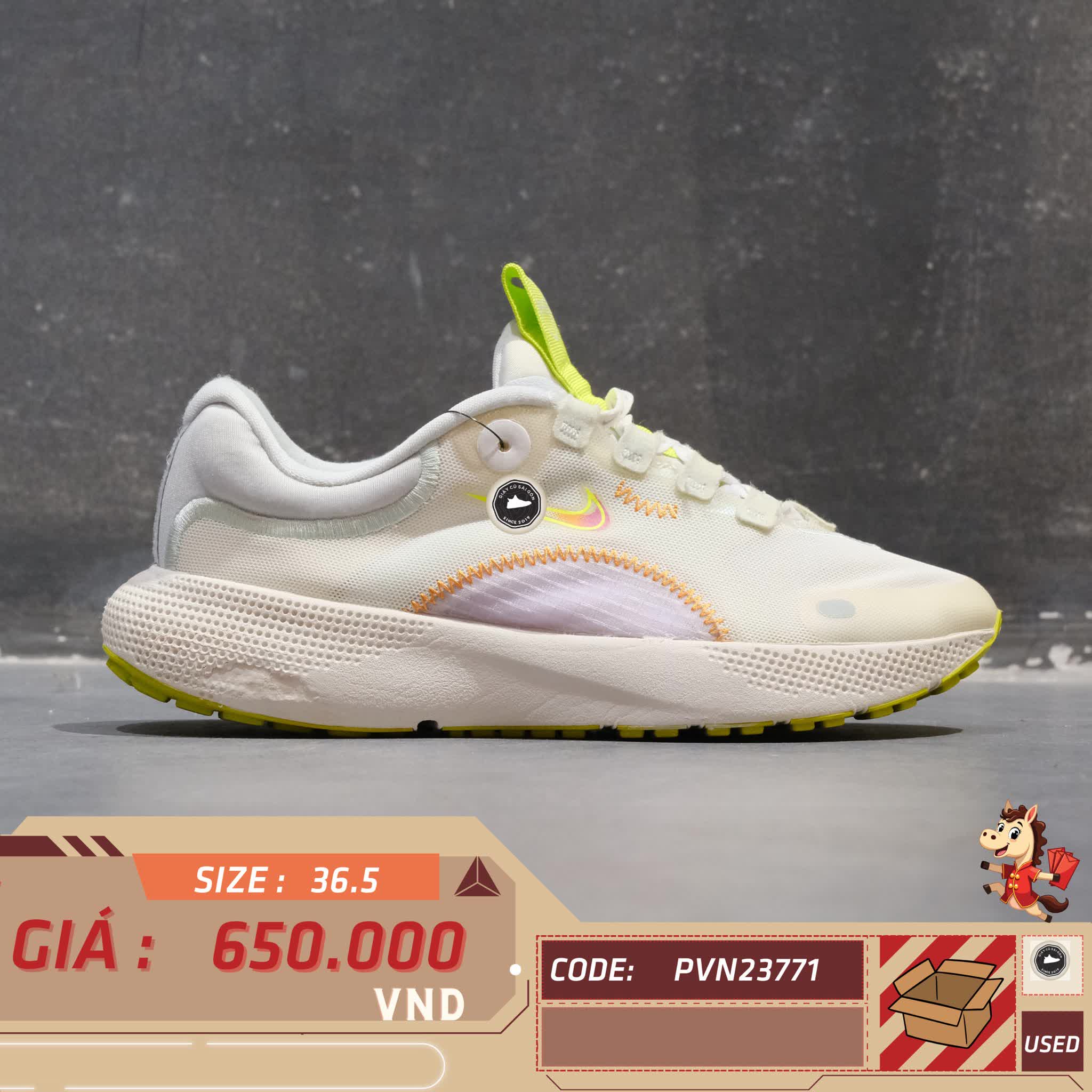 🔥 NIKE REACT ESCAPE RUN – SIZE 36.5 – PVN23771 – CHÍNH HÃNG