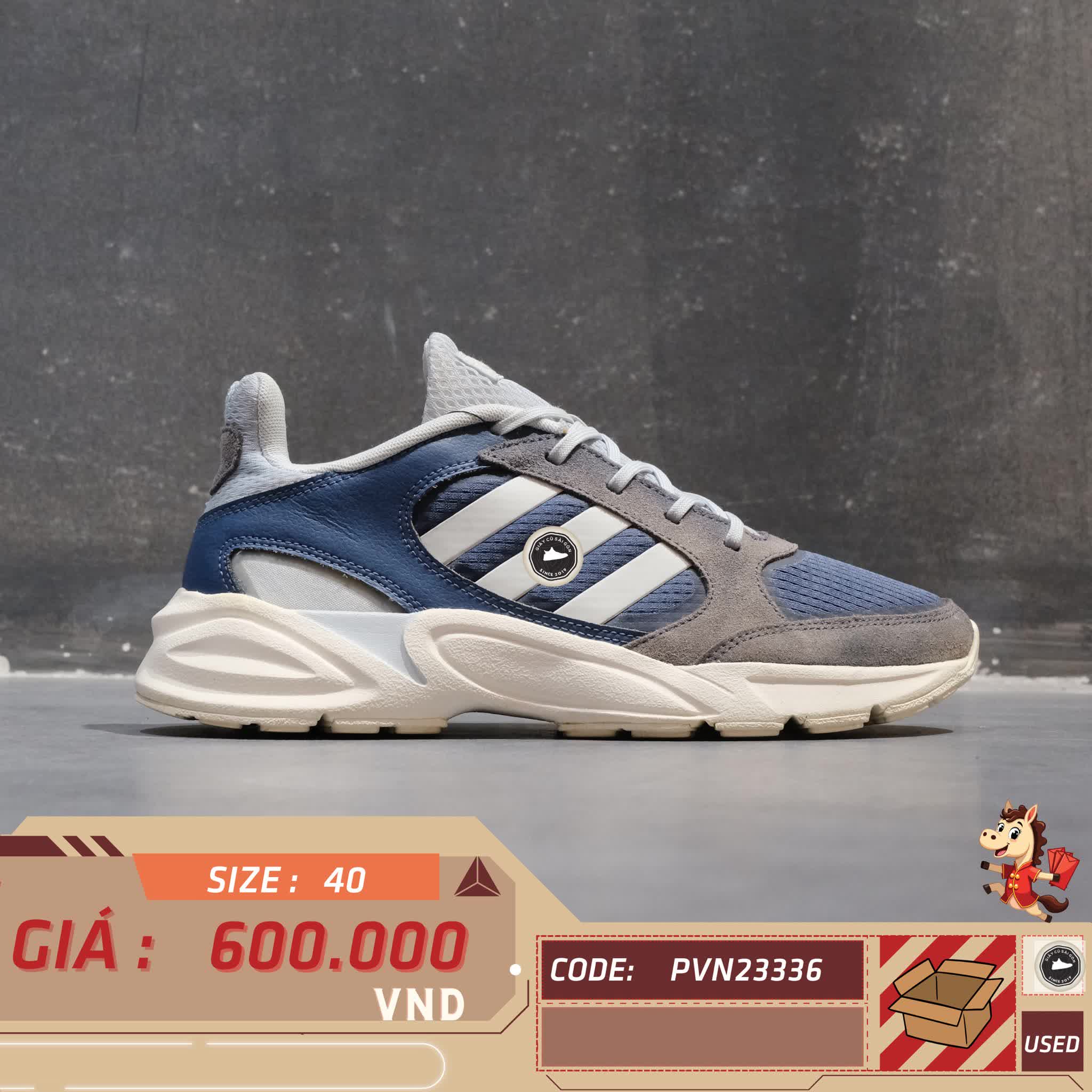 🔥 ADIDAS NEO 90S VALASION – SIZE 40 – PVN23336 – CHÍNH HÃNG