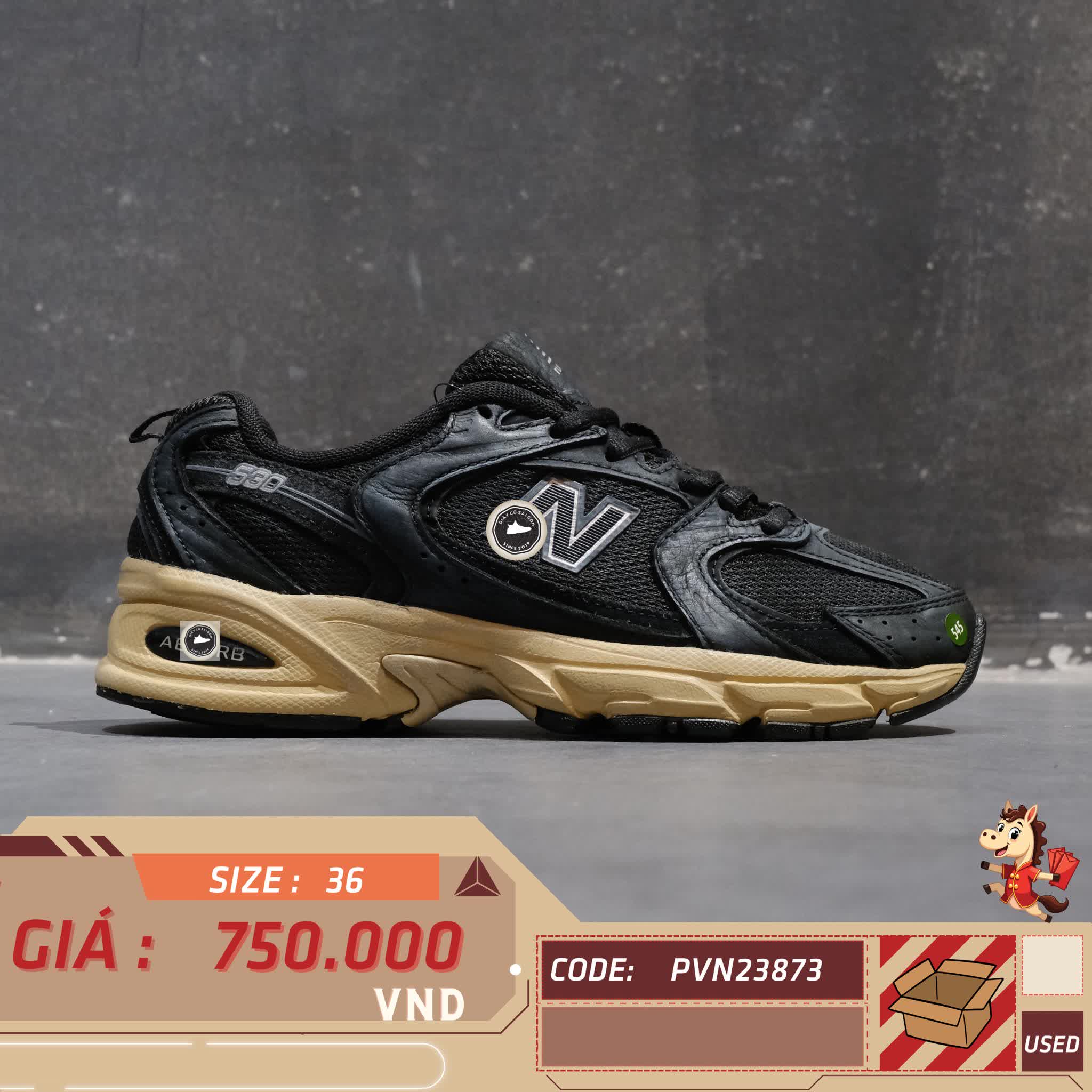 🔥 NEW BALANCE MR530BMS – SIZE 36 – PVN23873 – CHÍNH HÃNG