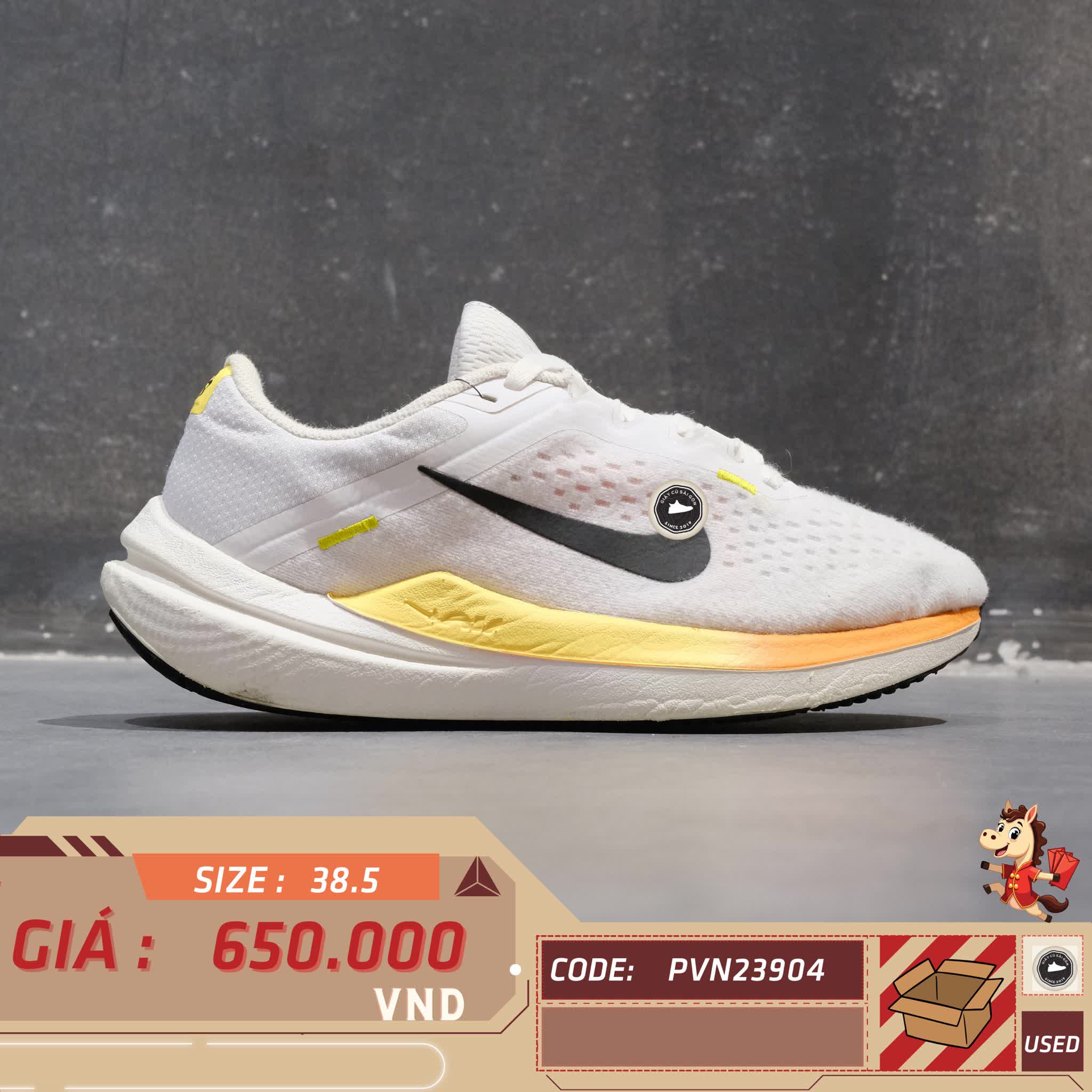 🔥 Giày Sneaker Nữ Nike Running Shoes Air Winflow 10 White DV4023‑103 – SIZE 38.5 – PVN23904 – CHÍNH HÃNG