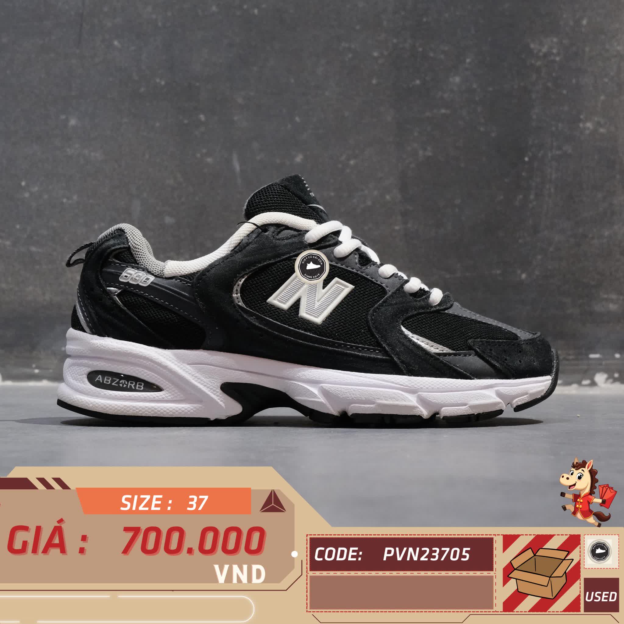 🔥 NEW BALANCE 530 CLASSIC – SIZE 37 – PVN23705 – CHÍNH HÃNG