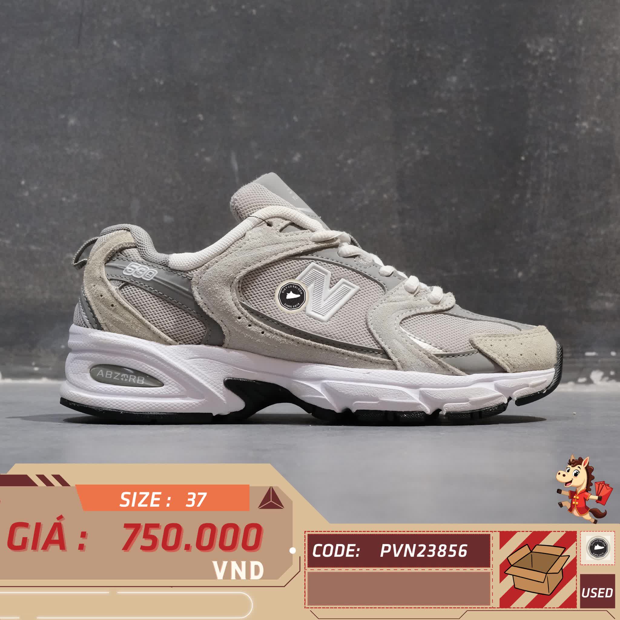 🔥 New Balance 530 Sneakers (MR530CK) – SIZE 37.5 – PVN23945 – CHÍNH HÃNG