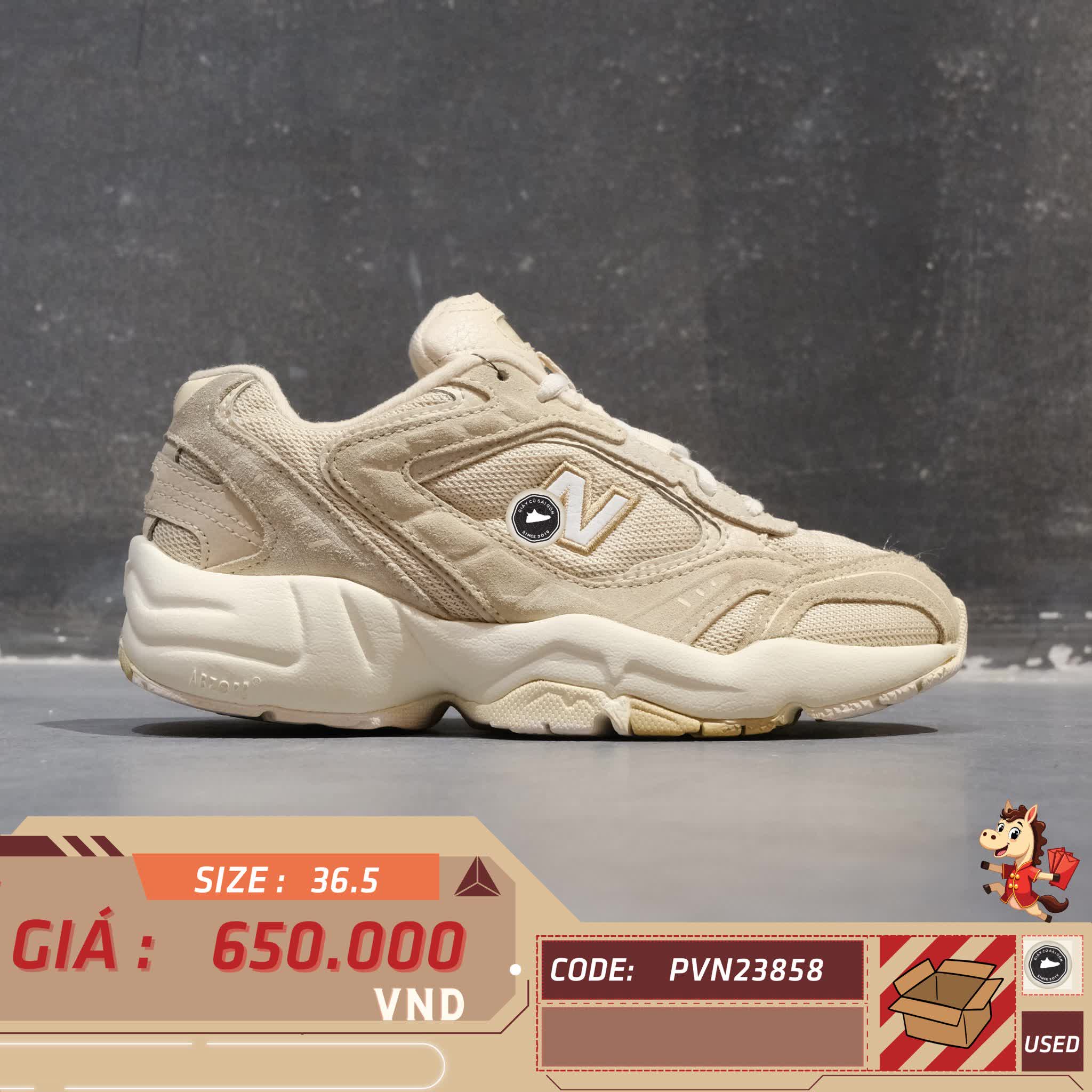 🔥 Giày New Balance 452 ‘Beige Calm Taupe’ WX452RM – SIZE 36 2/3 – PVN23725 – CHÍNH HÃNG