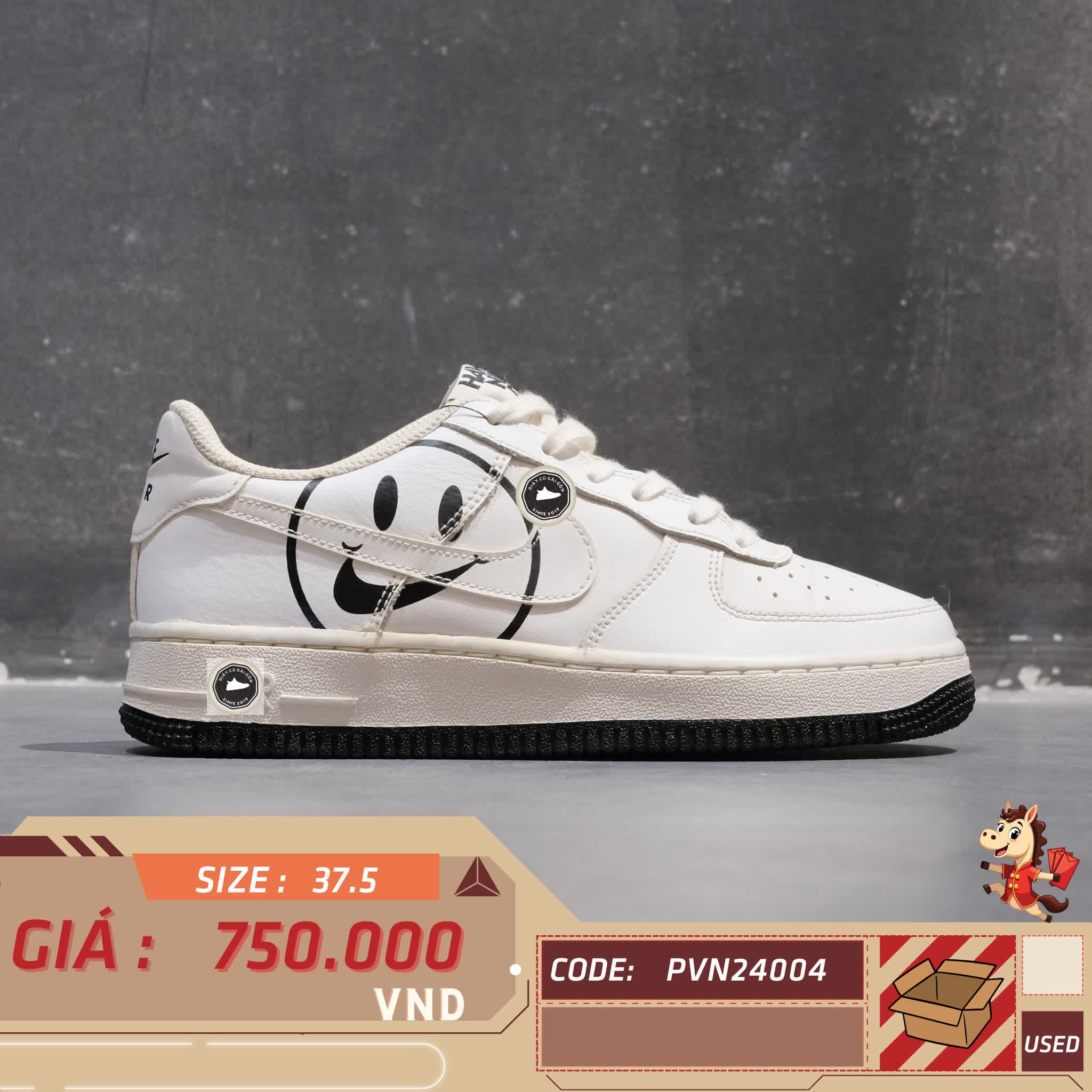🔥 Giày Nike Air Force 1 Low 'Have a Nike Day' AV0742‑100 – SIZE 37.5 – PVN24004 – CHÍNH HÃNG