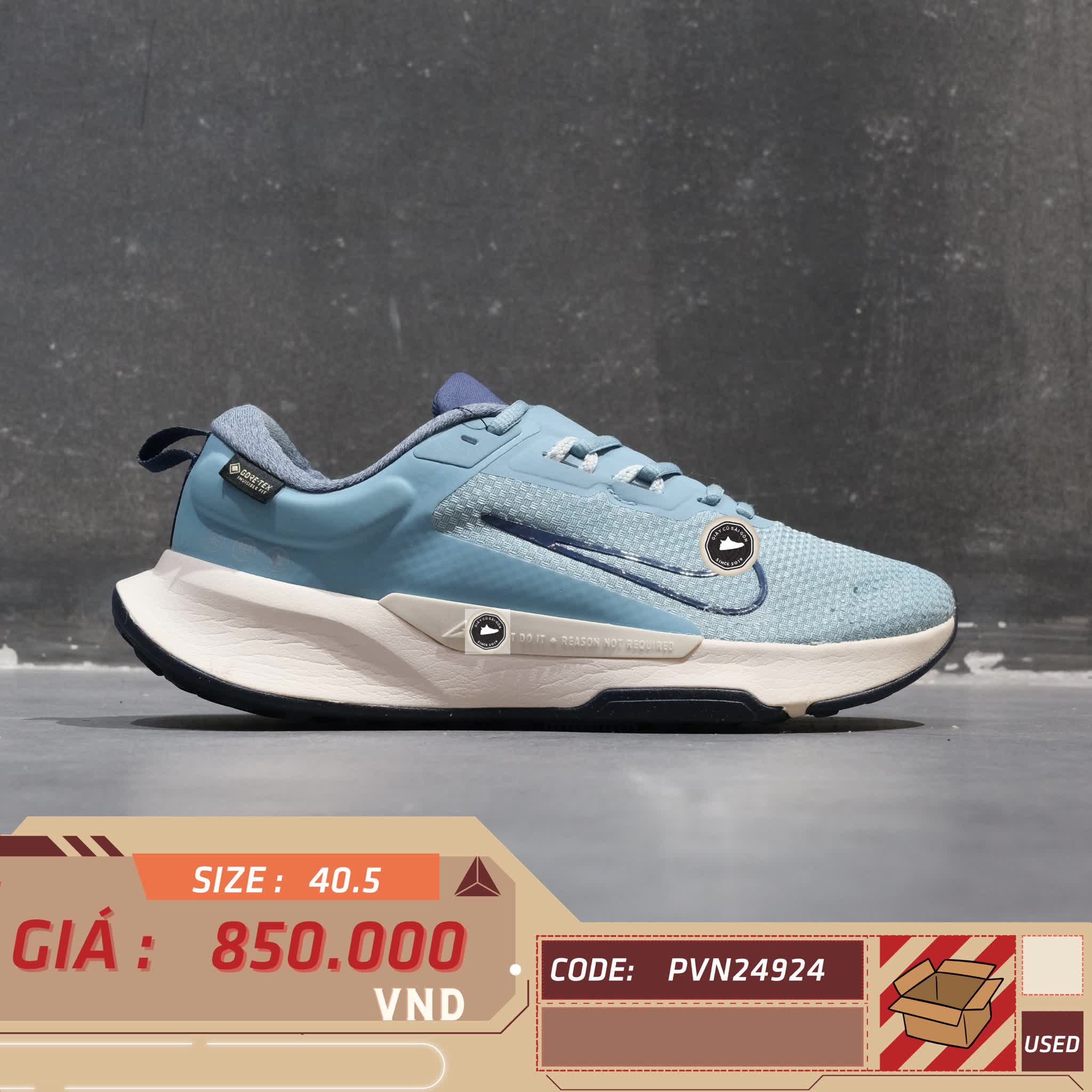 🔥 NIKE JUNIPER TRAIL 2 GORE-TEX ‘DENIM TURQUOISE’ – SIZE 40.5 – PVN24924 – CHÍNH HÃNG