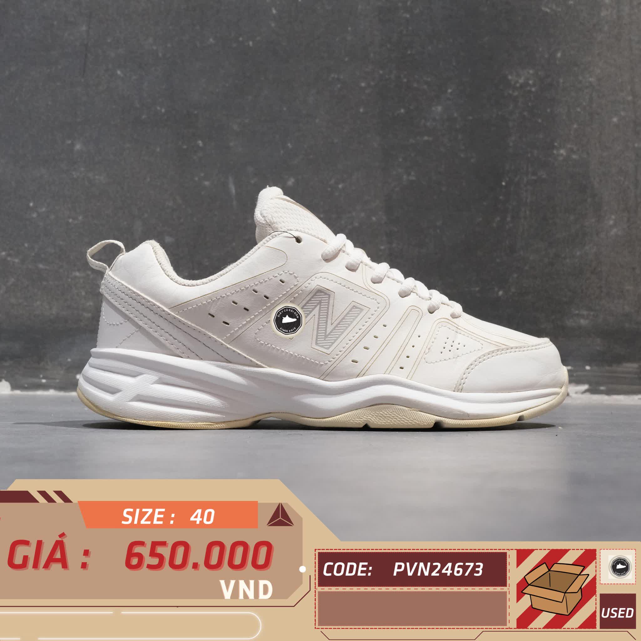 🔥 NEW BALANCE 409 V2 ‘WHITE’ – SIZE 40 – PVN24673 – CHÍNH HÃNG