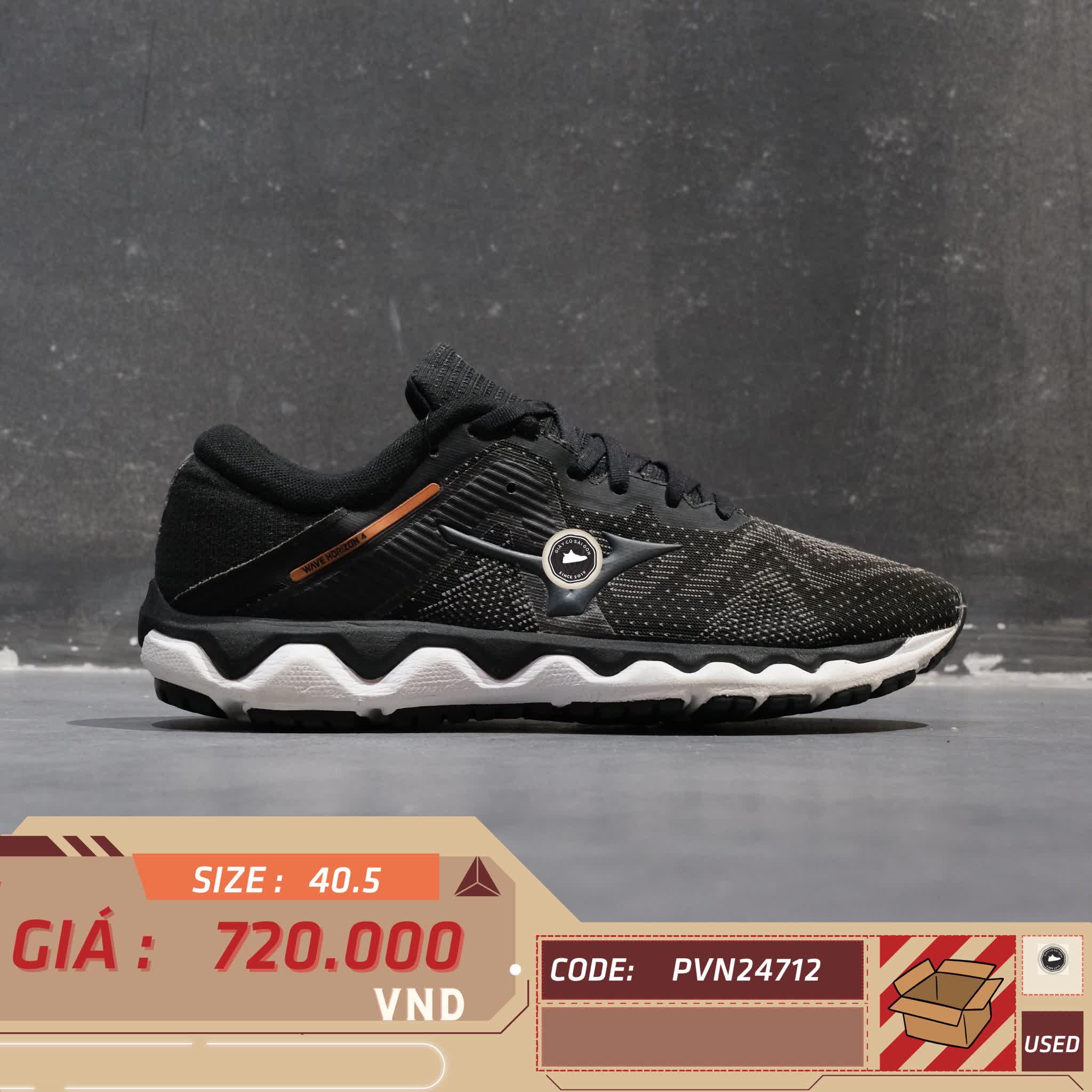 🔥 MIZUNO WAVE HORIZON 4 J1GC202651 – SIZE 40.5 – PVN24712 – CHÍNH HÃNG