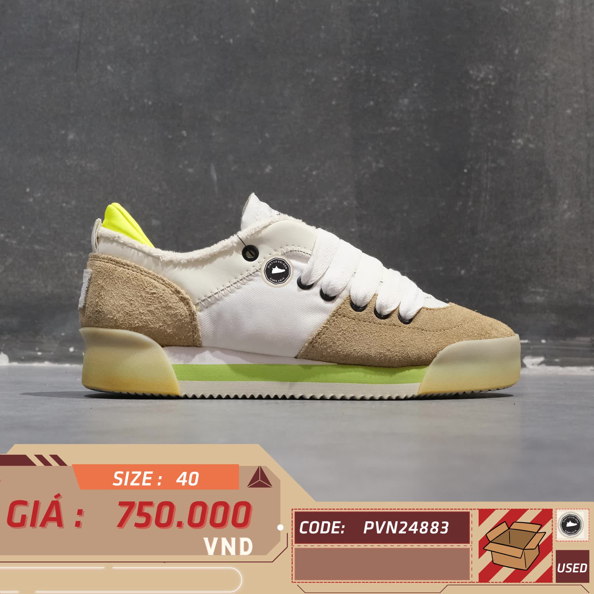🔥 ONITSUKA TIGER KAMO TRAINER 183A639 – SIZE 40 – PVN24883 – CHÍNH HÃNG