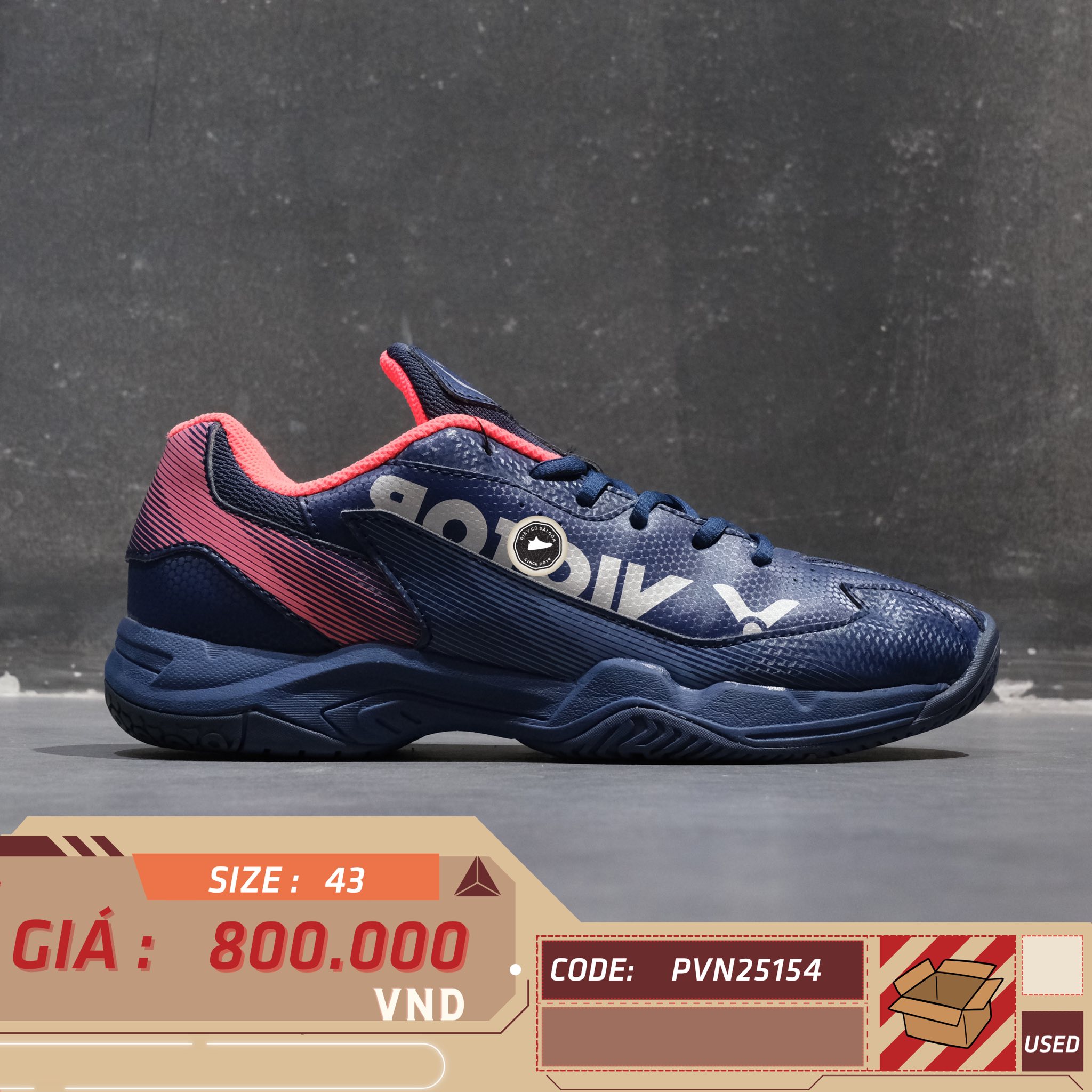 Victor A362 II - A362II - Size 43 - GIÀY 2HAND CHÍNH HÃNG PVN25154