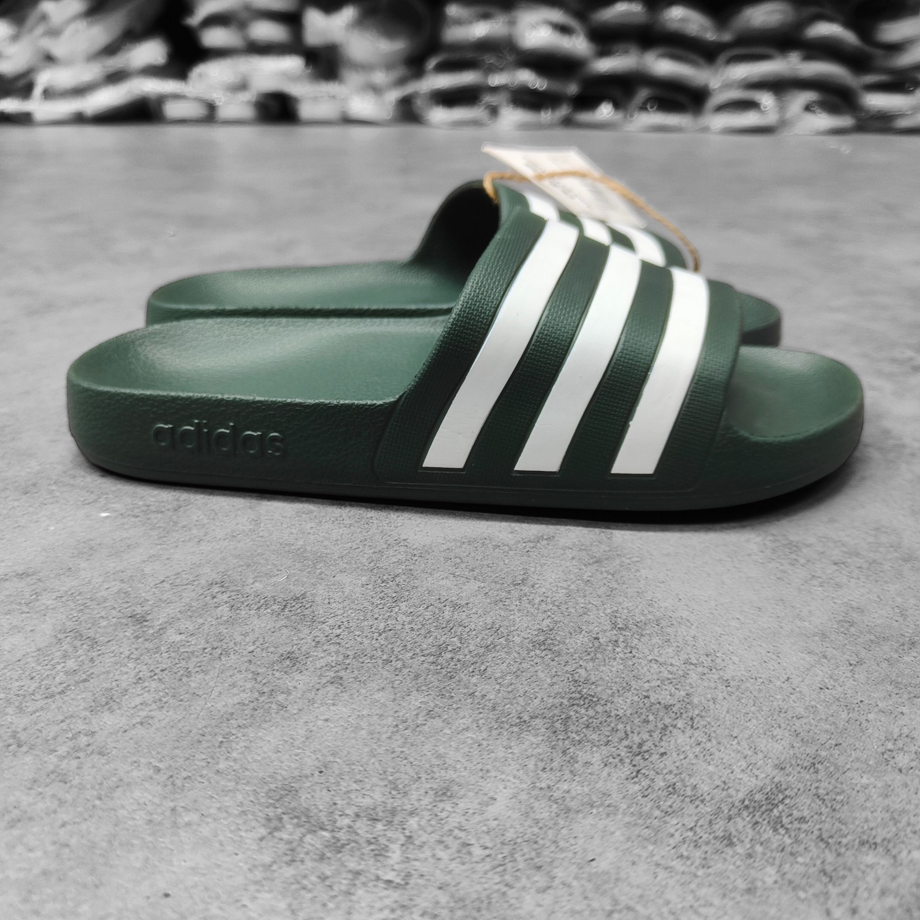 (MỚI CHÍNH HÃNG) Dép Adidas Aqua Alide xanh rêu
