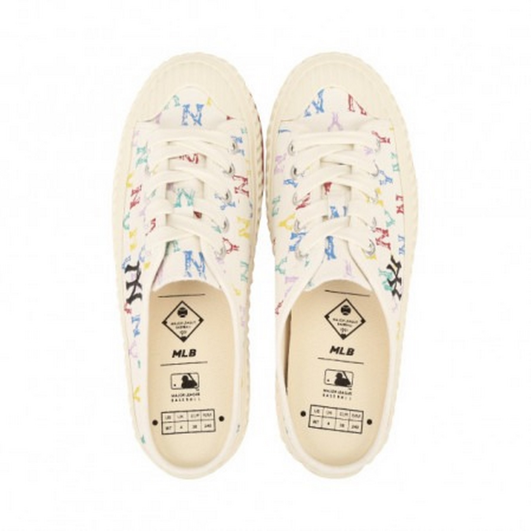 (MỚI CHÍNH HÃNG) MLB PLAYBALL MULE MONOGRAM NEW YORK YANKEES 32SHSM111-50W