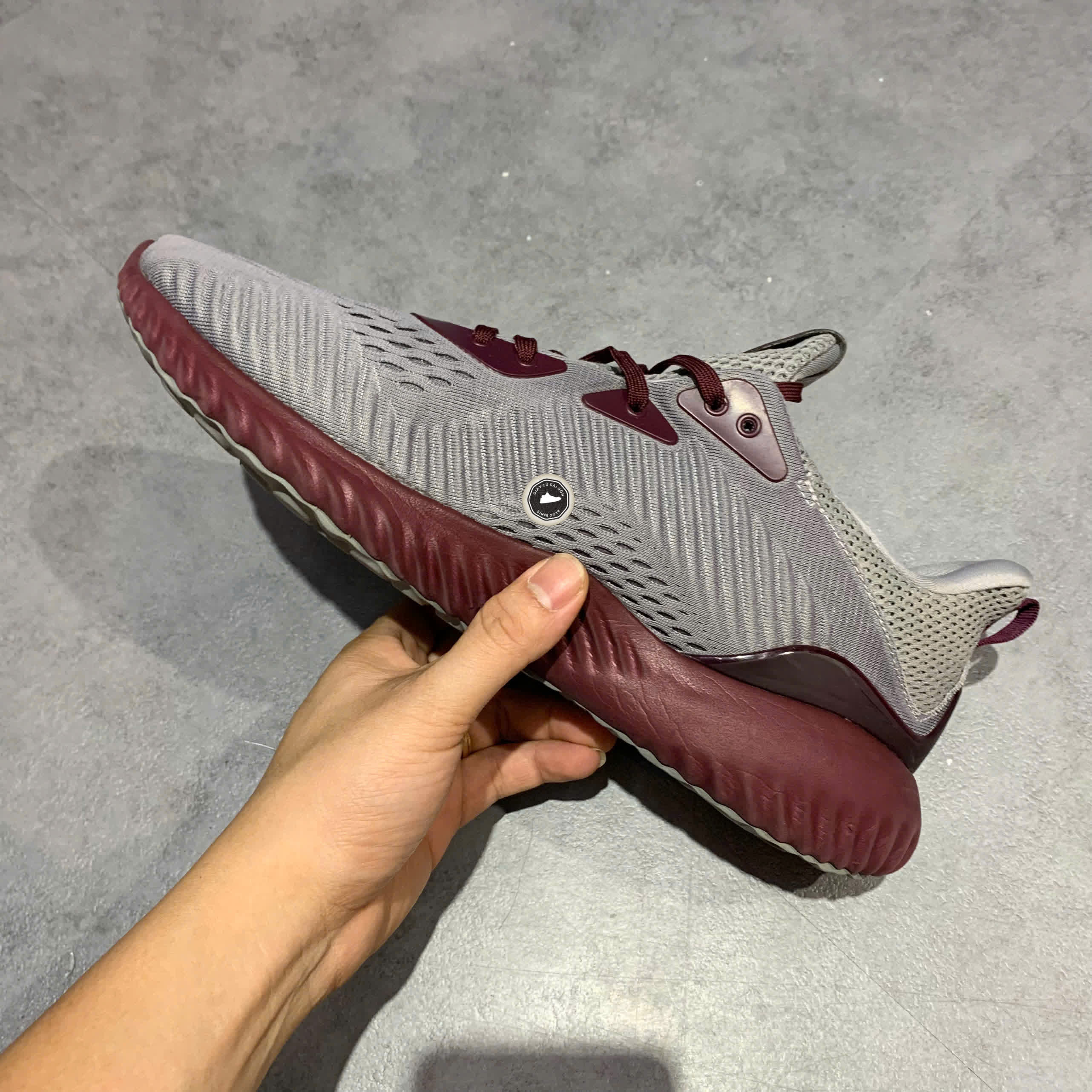 ADIDAS ALPHABOUNCE AC8043 - SIZE 43 1/3 - GIÀY 2HAND CHÍNH HÃNG