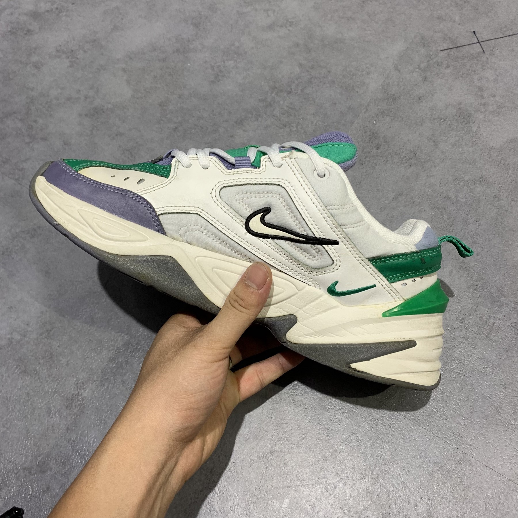 2hand Giày Nike M2K Tekno White Green AV4789-009 SIZE 41 PVN10174