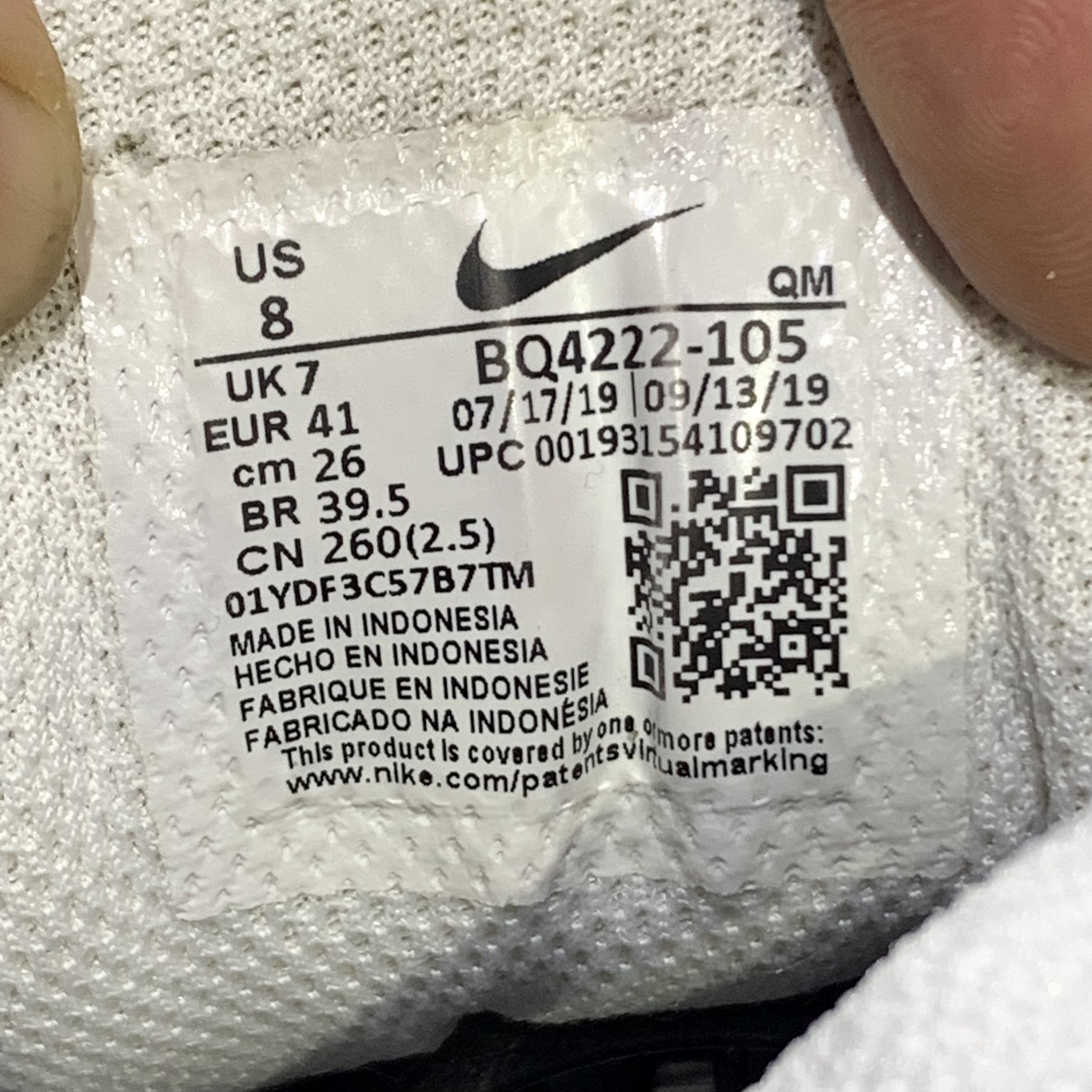 2Hand Giày Nike Court Royale Silver AC A02810 114 SIZE 41 PVN10209