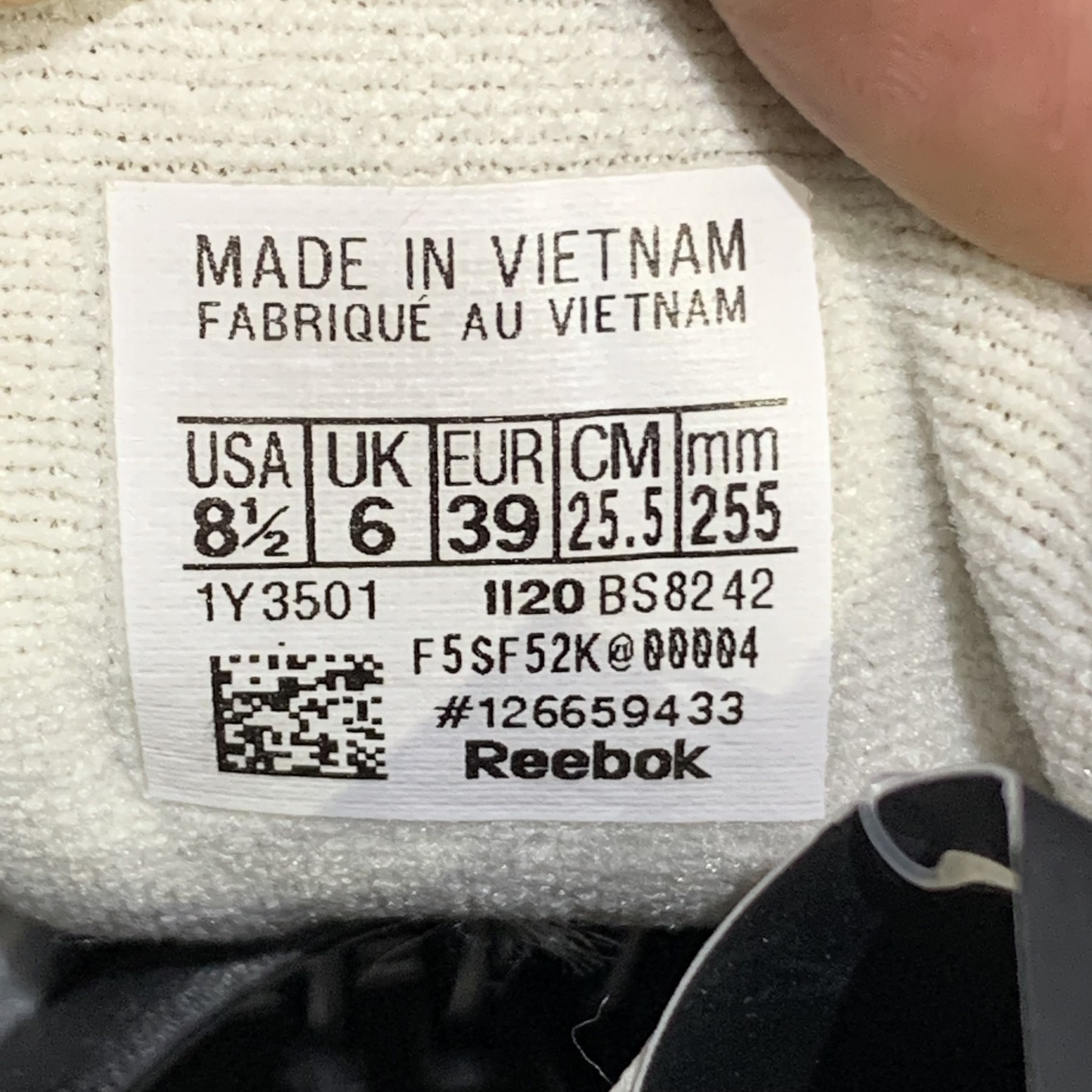 2hand Giày Reebok Tennis Club C 85 BS8242 SIZE 39 PVN10000