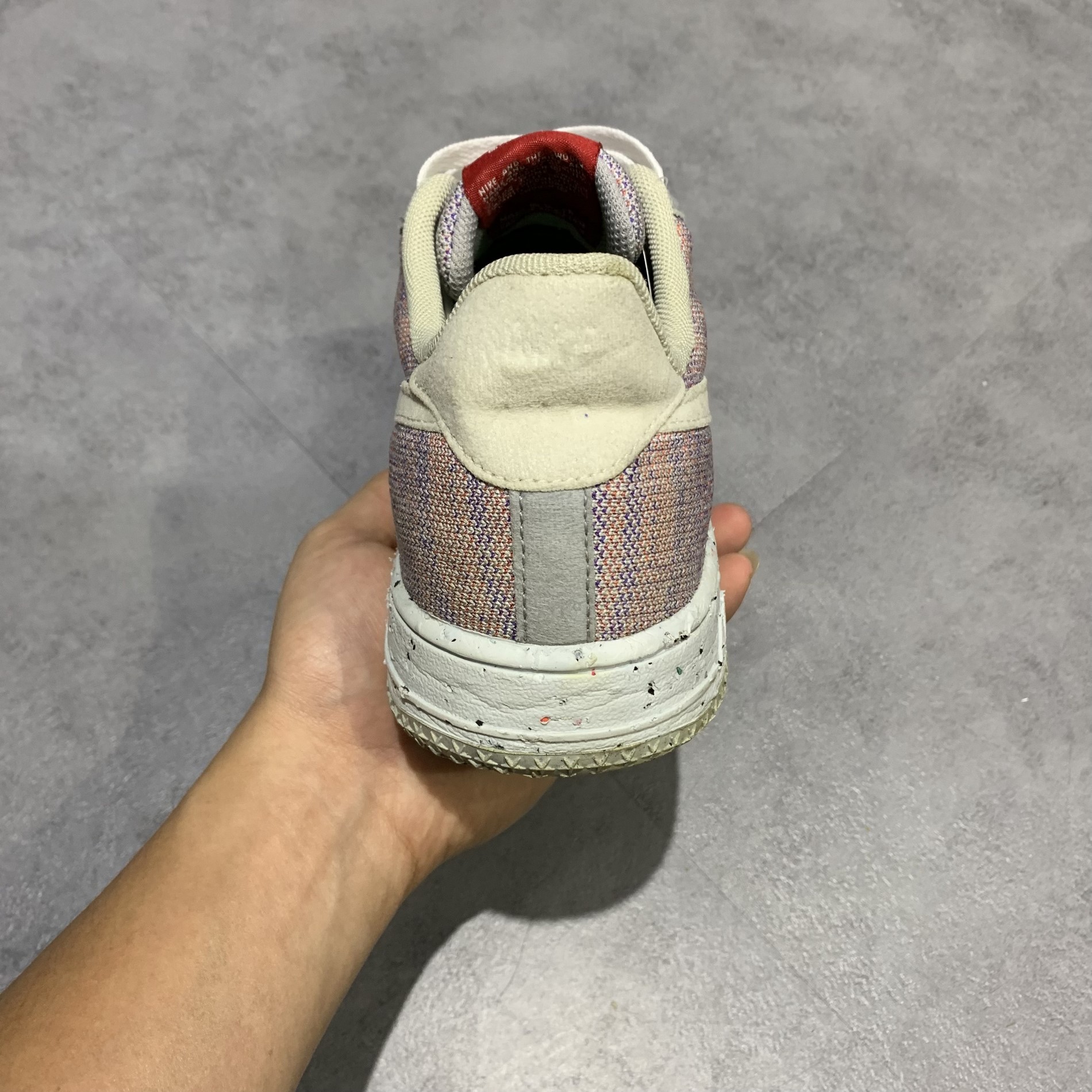 air force 1 crater flyknit wolf grey