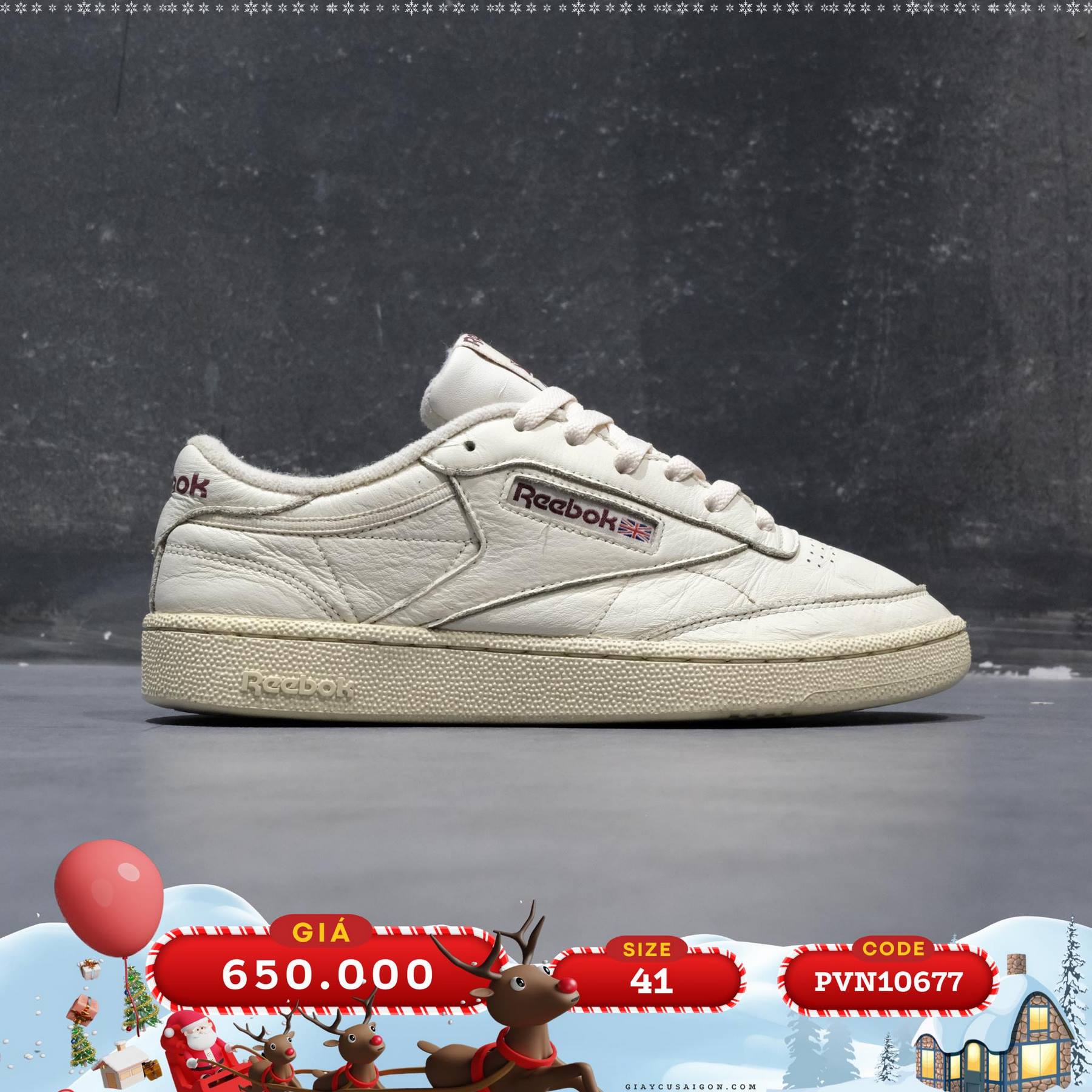 Giày Reebok Club Reebok Classic C 85 Mu 85 Vintage Chalk Reebok