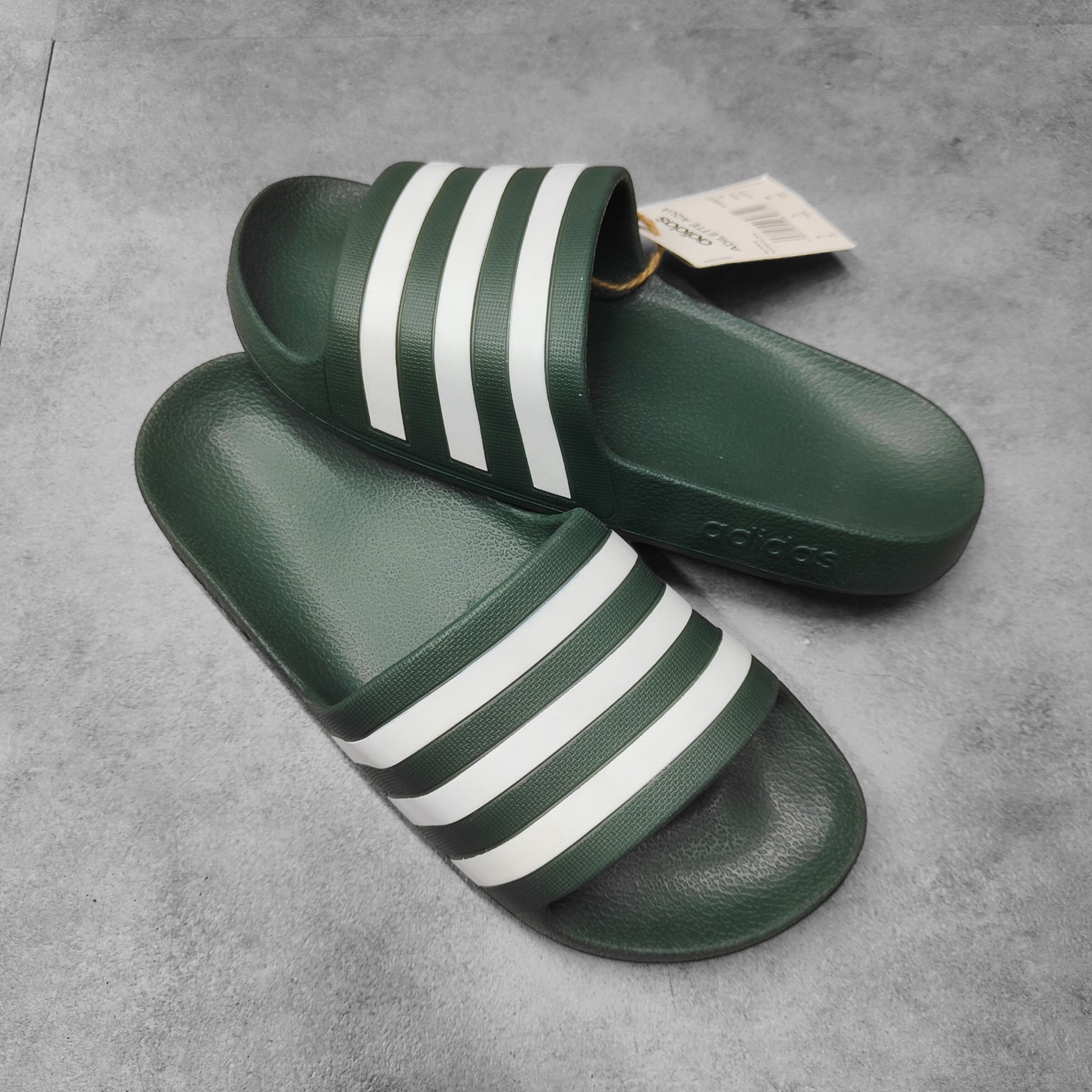 (MỚI CHÍNH HÃNG) Dép Adidas Aqua Alide xanh rêu