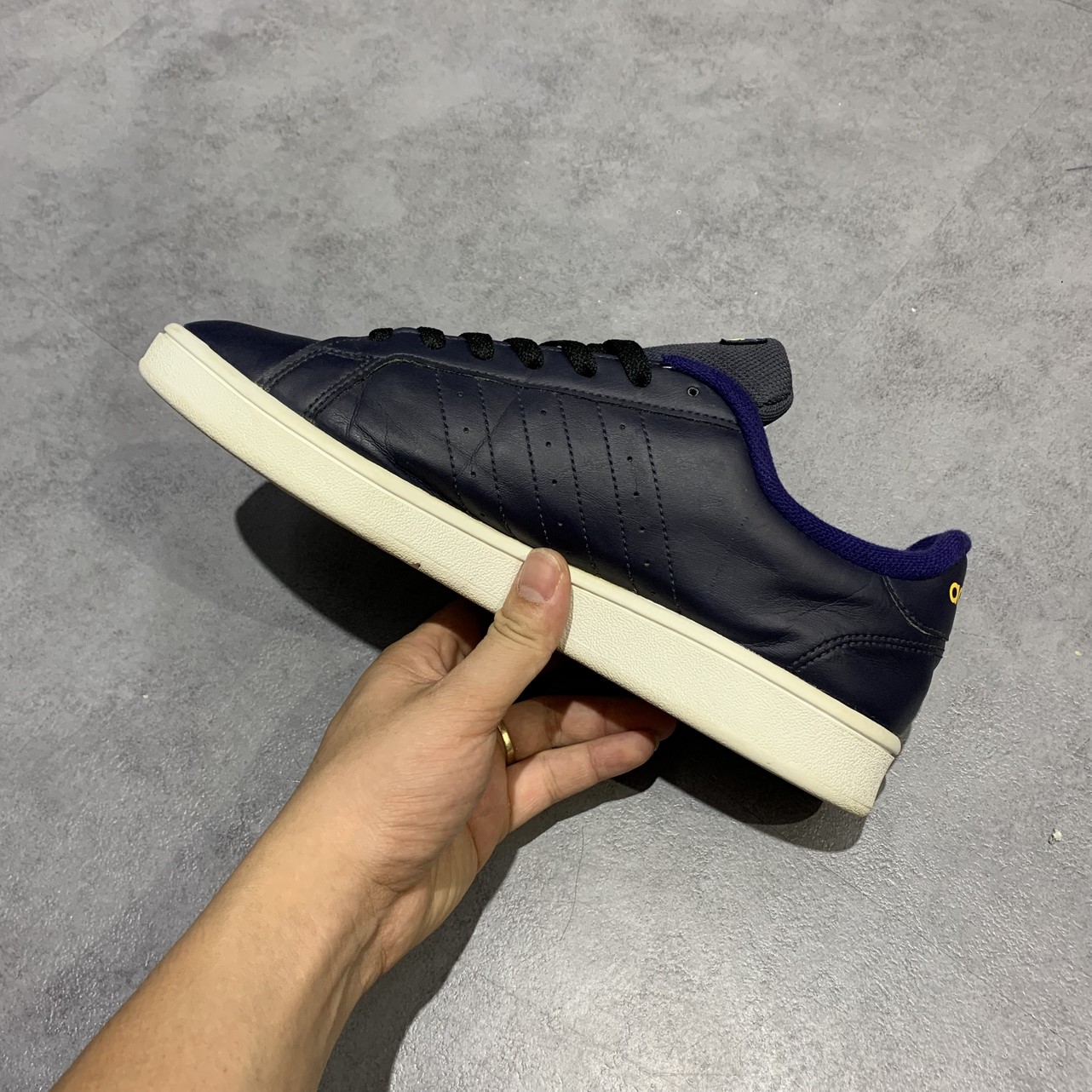 2hand giày adidas neo Grand Court Base Blue EG5941 size42  PVN11321