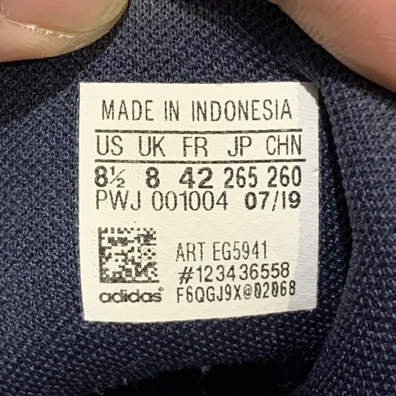 2hand giày adidas neo Grand Court Base Blue EG5941 size42  PVN11321