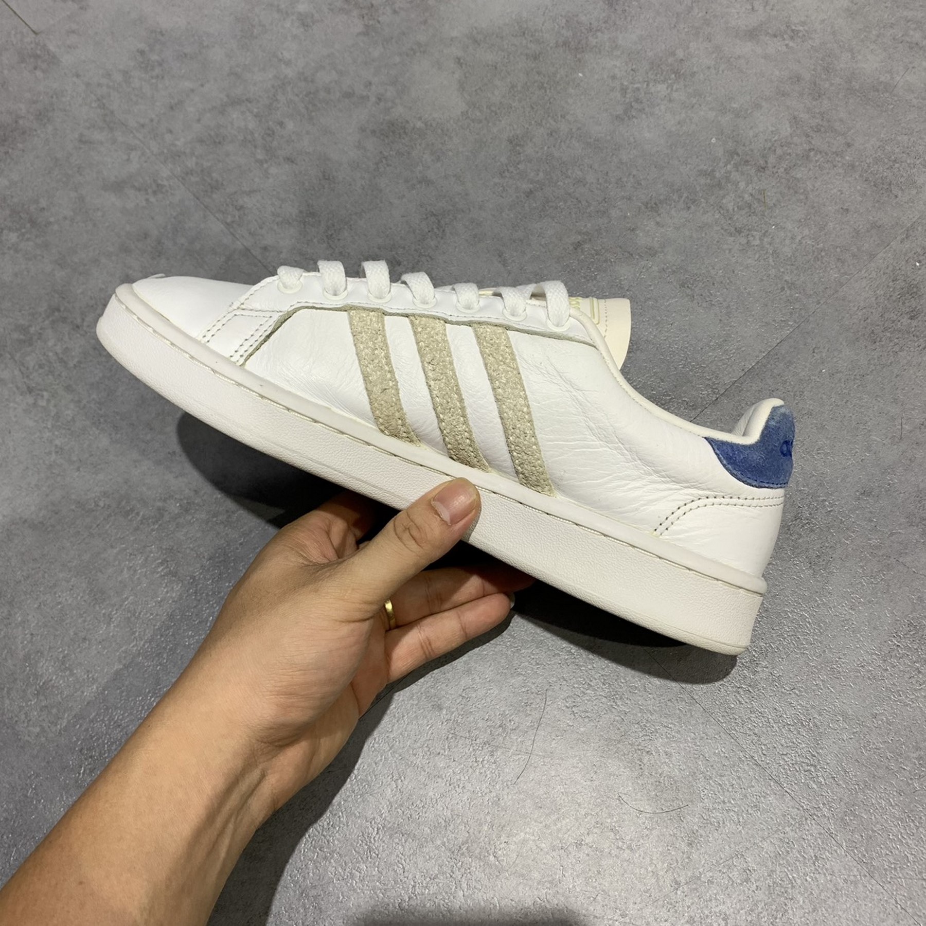 2hand giày adidas Grand Court 'White Aluminium' FV8456 SIZE 40 PVN10425