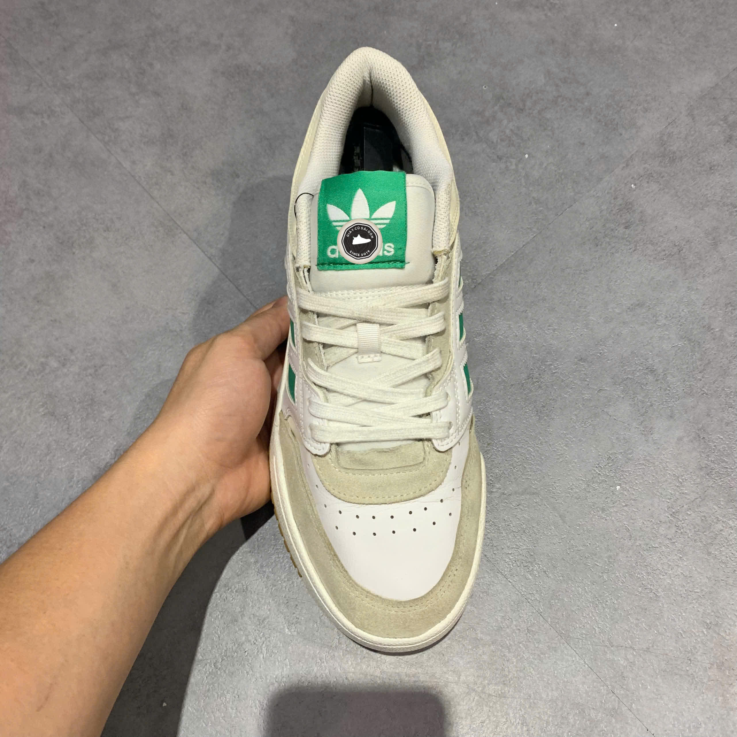Adidas Drop Step 'White Green' HQ7132 SIZE 42 PVN17745