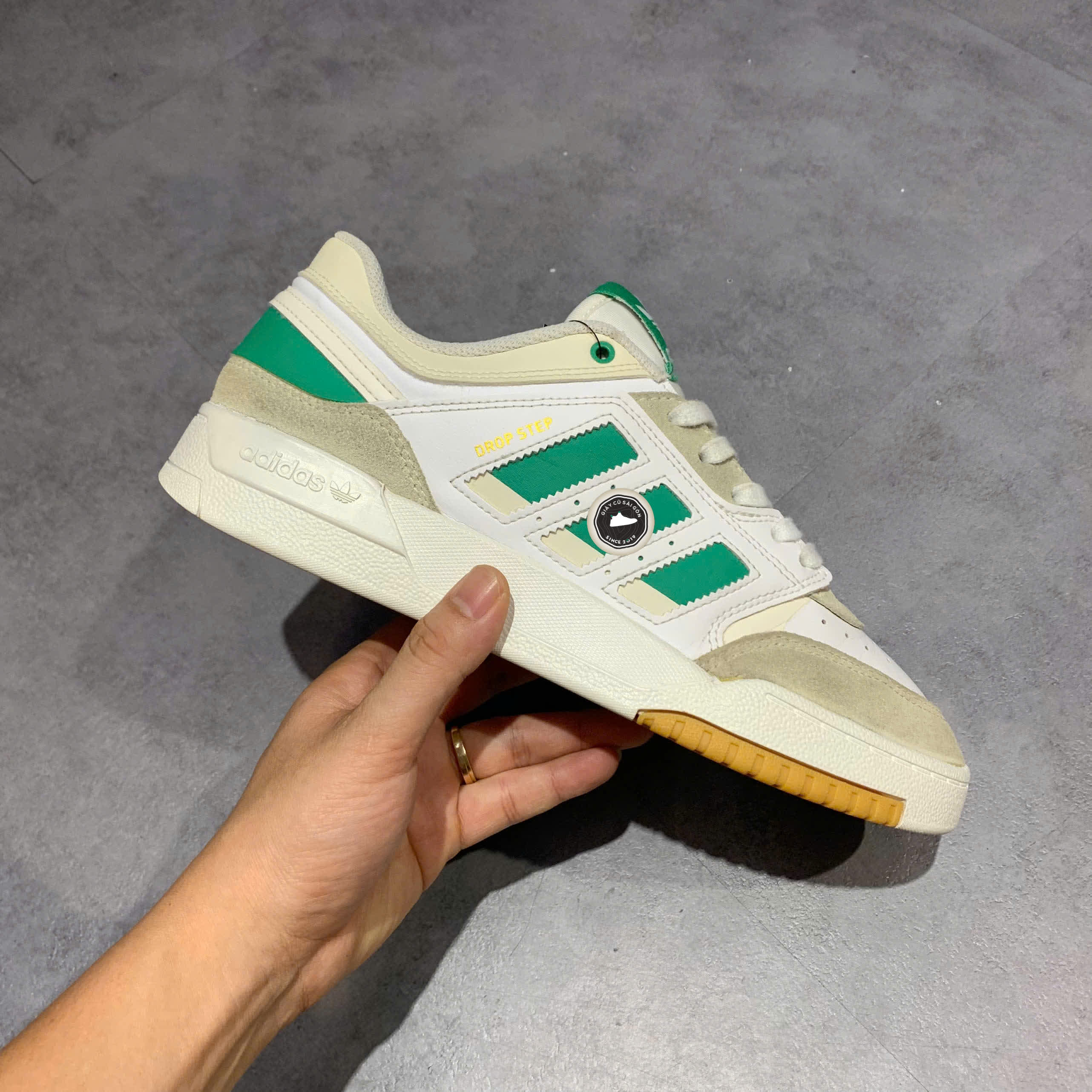 Adidas Drop Step 'White Green' HQ7132 SIZE 42 PVN17745