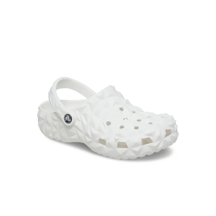 Crocs Geometric  - White - sầu riêng
