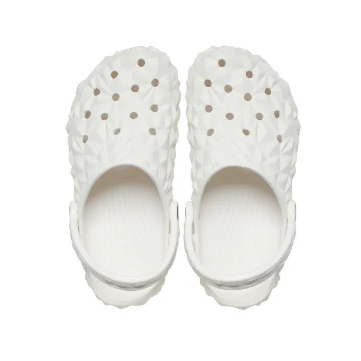 Crocs Geometric  - White - sầu riêng