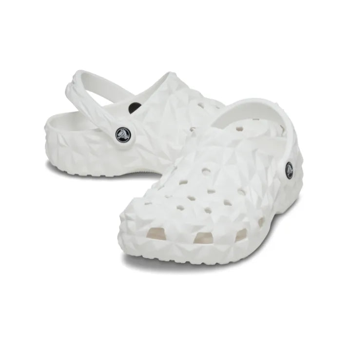 Crocs Geometric  - White - sầu riêng