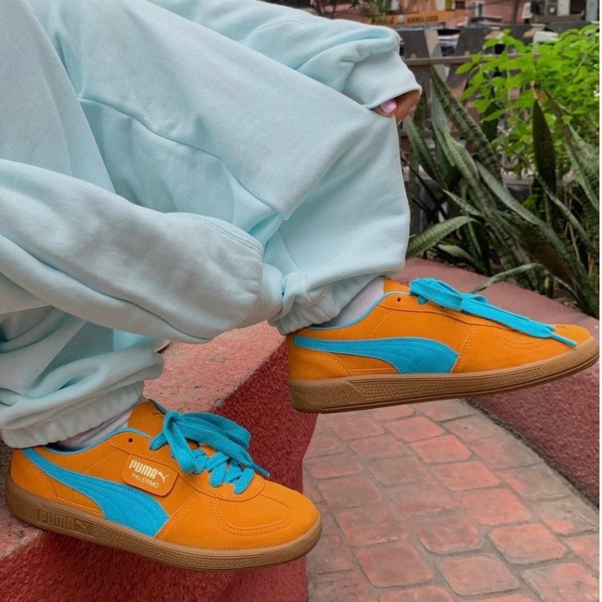 PUMA Palermo ‘Dark Cheddar Bright Aqua’ NEW SIZE 44.5